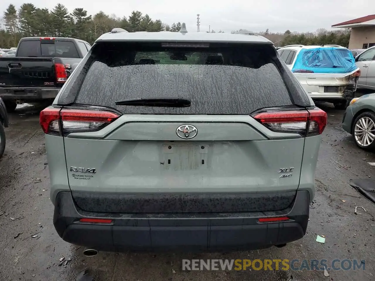6 fotografías del automóvil dañado 2T3P1RFV0LW103762 TOYOTA RAV4 2020