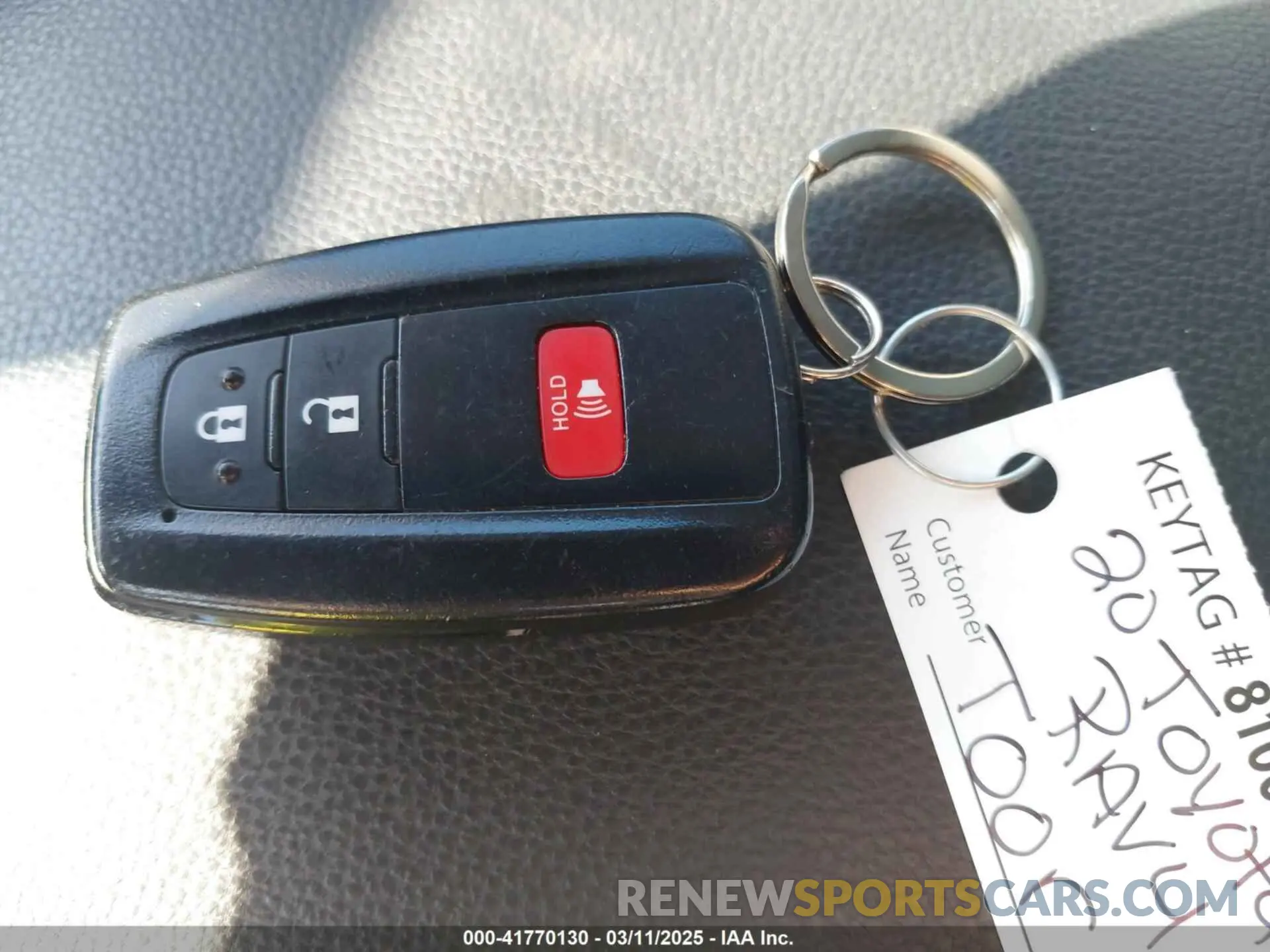 11 fotografías del automóvil dañado 2T3P1RFV1LC073754 TOYOTA RAV4 2020