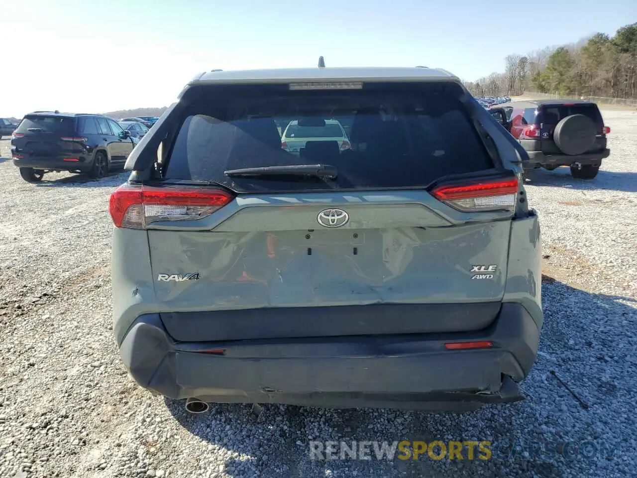 6 fotografías del automóvil dañado 2T3P1RFV1LC075942 TOYOTA RAV4 2020