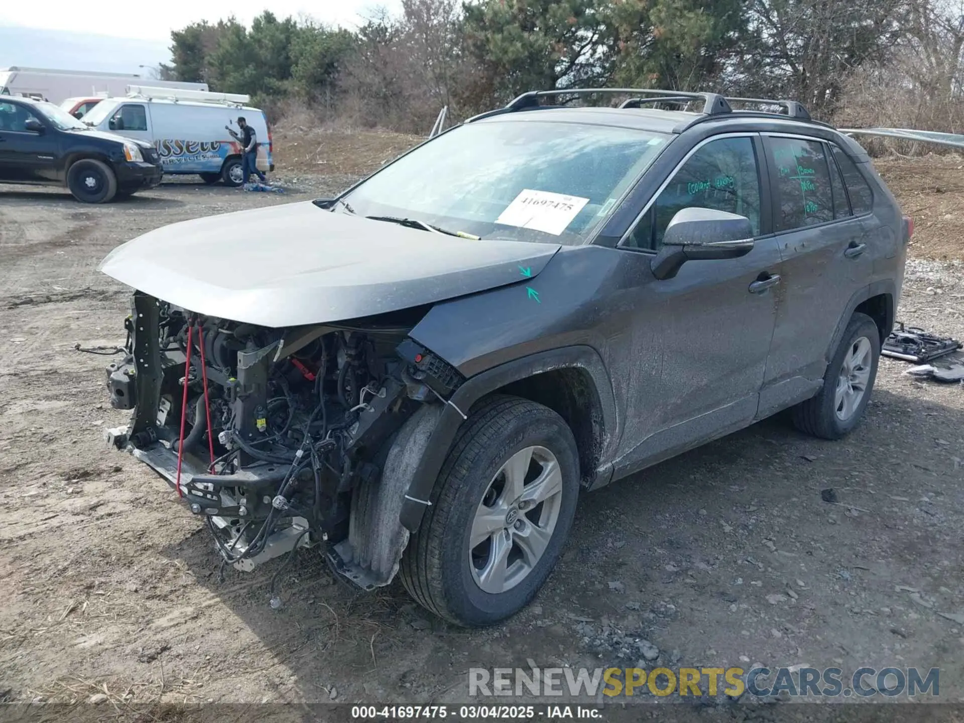 2 fotografías del automóvil dañado 2T3P1RFV1LC079828 TOYOTA RAV4 2020
