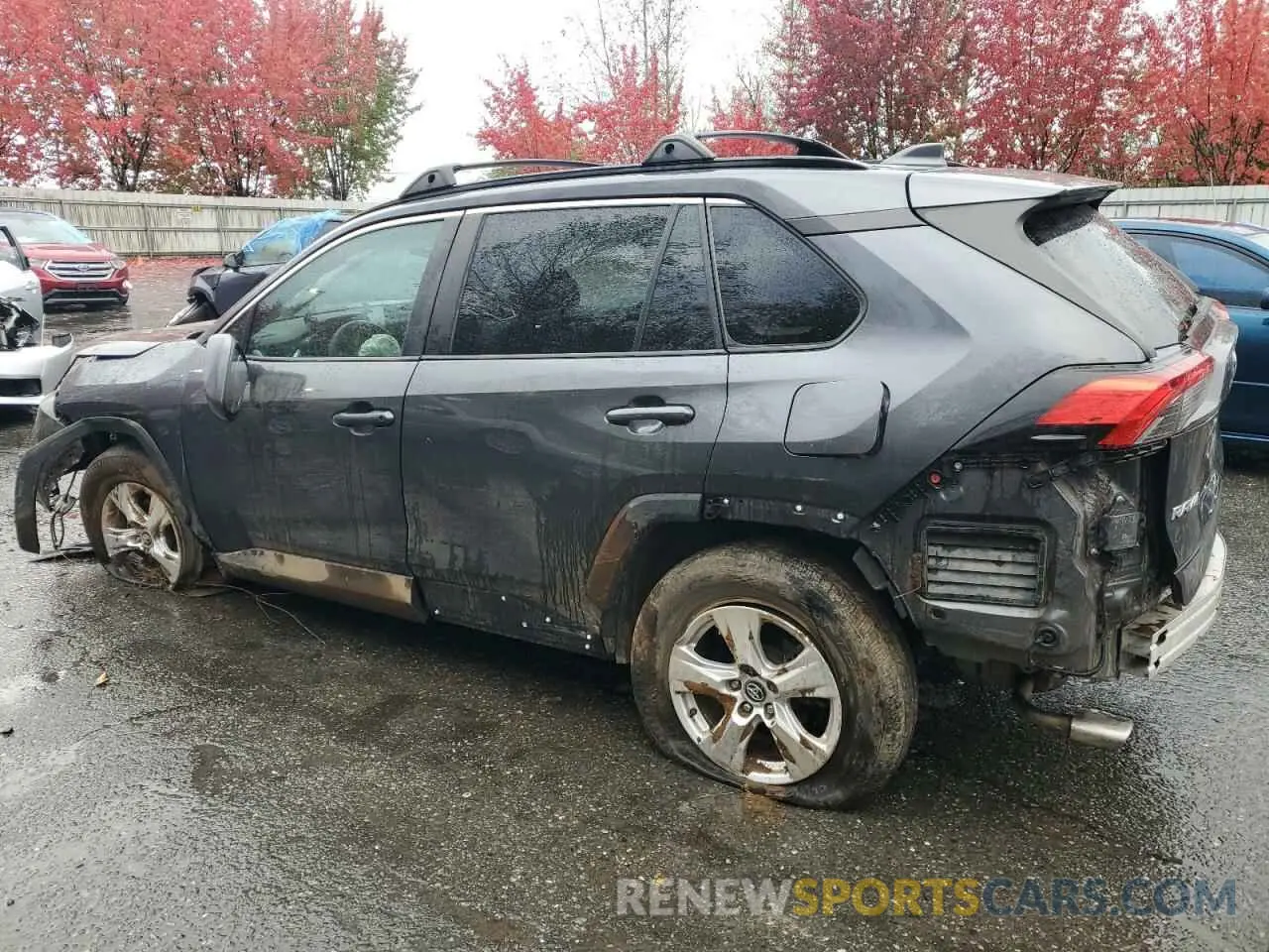 2 fotografías del automóvil dañado 2T3P1RFV1LC094040 TOYOTA RAV4 2020