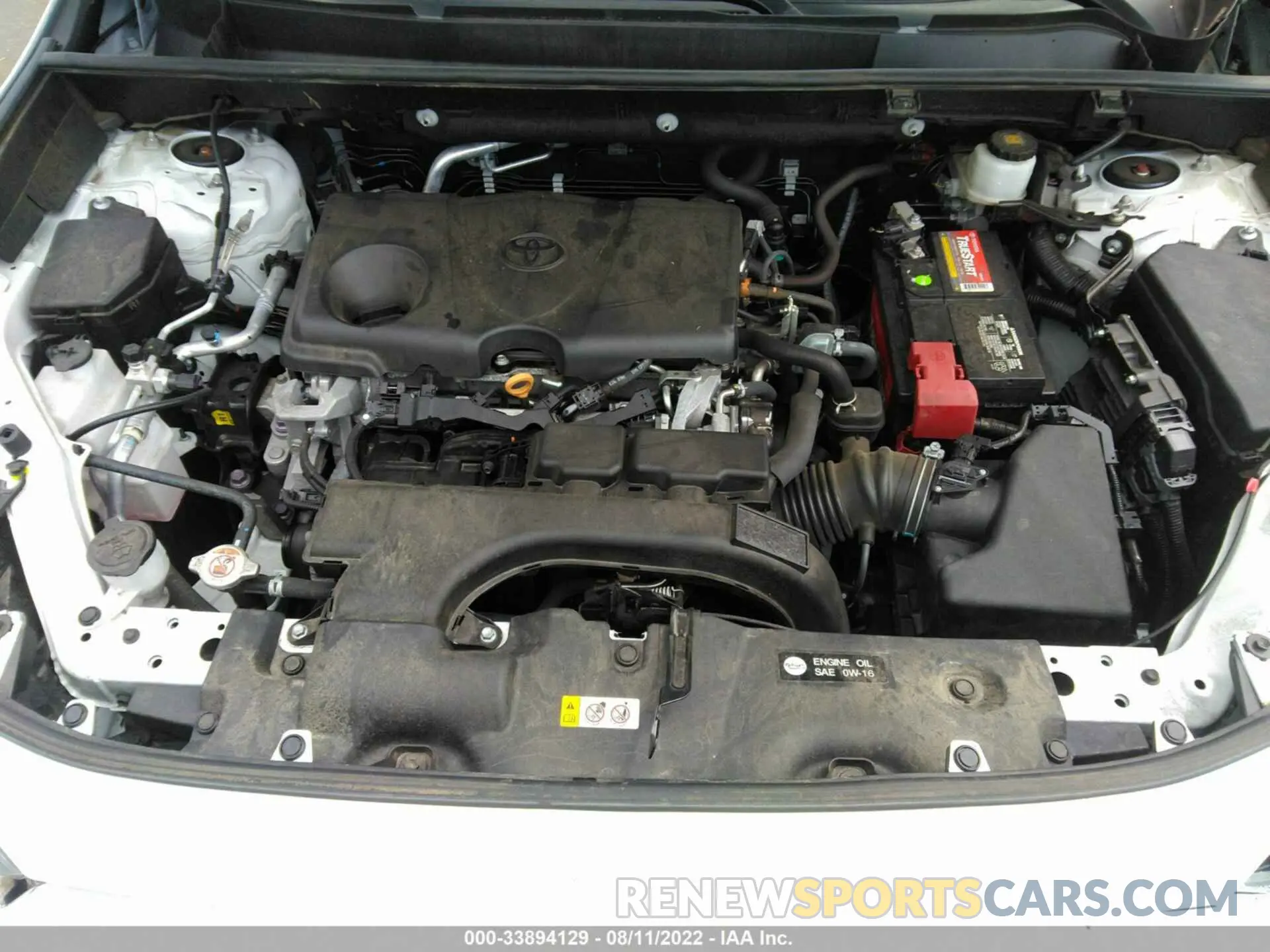 10 fotografías del automóvil dañado 2T3P1RFV1LW099267 TOYOTA RAV4 2020