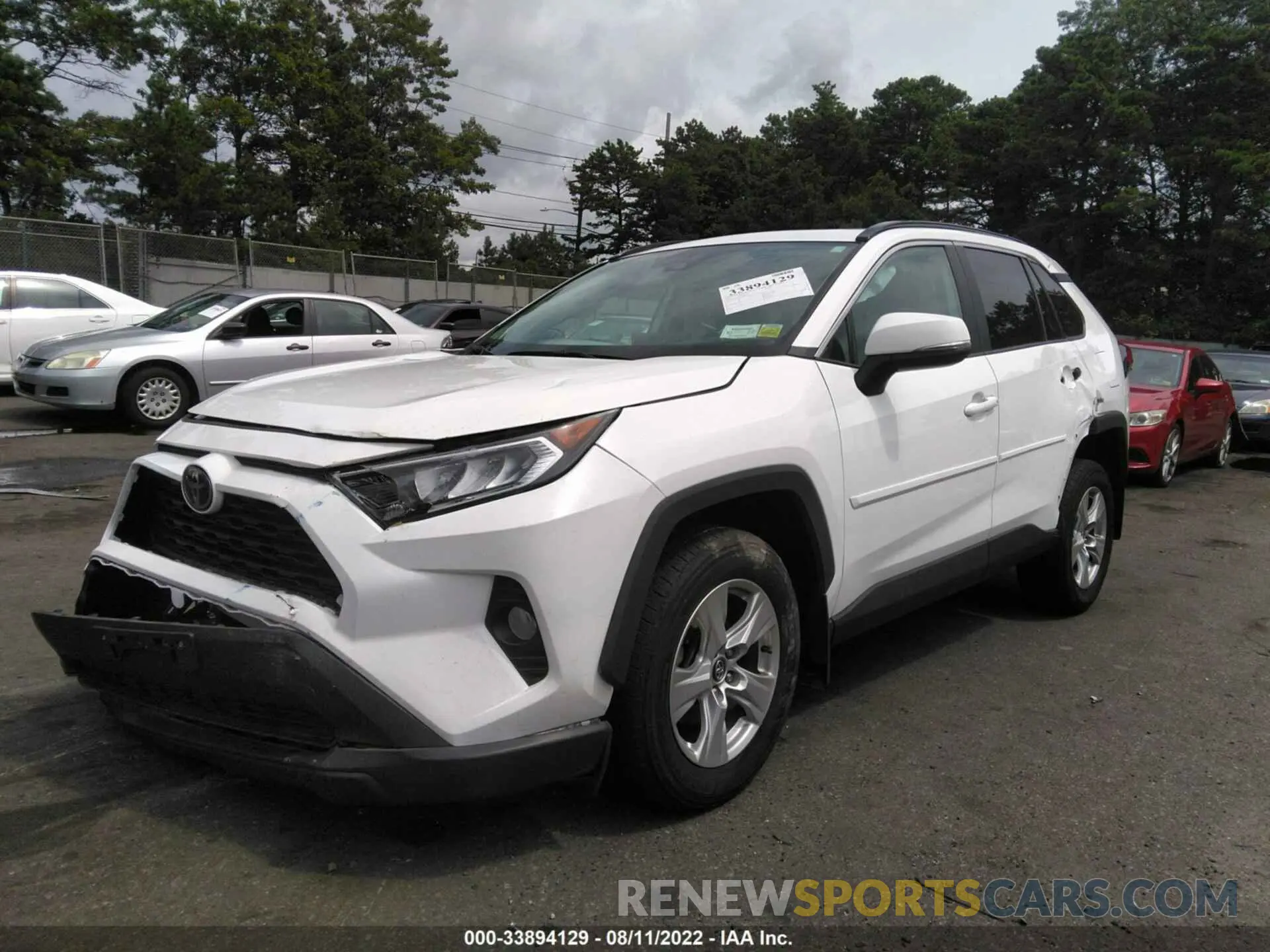 2 fotografías del automóvil dañado 2T3P1RFV1LW099267 TOYOTA RAV4 2020