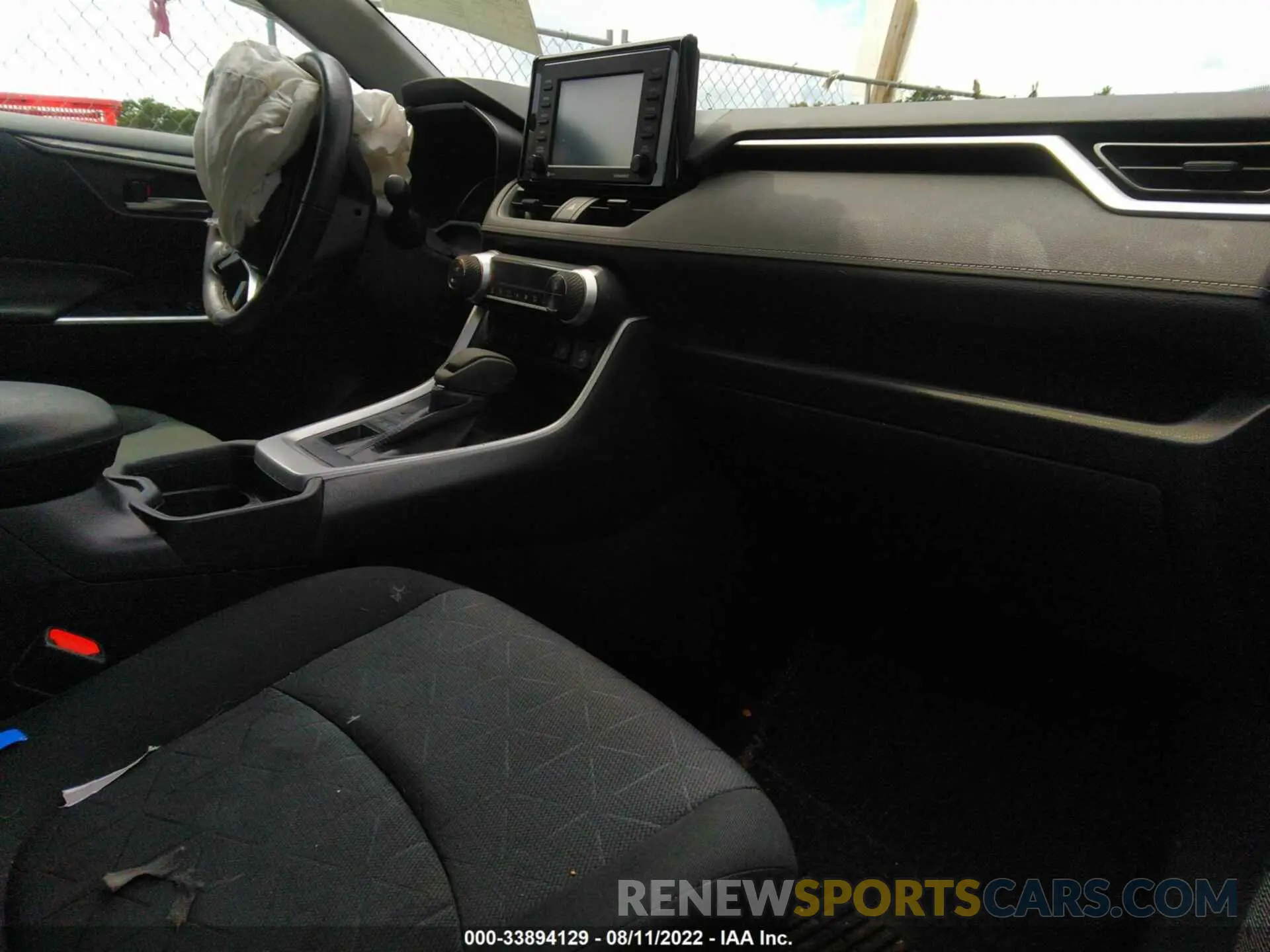 5 fotografías del automóvil dañado 2T3P1RFV1LW099267 TOYOTA RAV4 2020