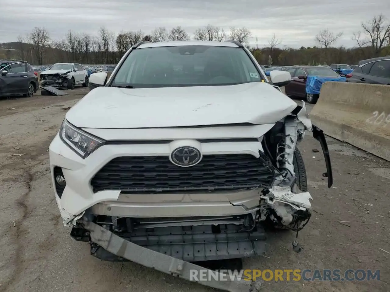 5 fotografías del automóvil dañado 2T3P1RFV2LC121441 TOYOTA RAV4 2020