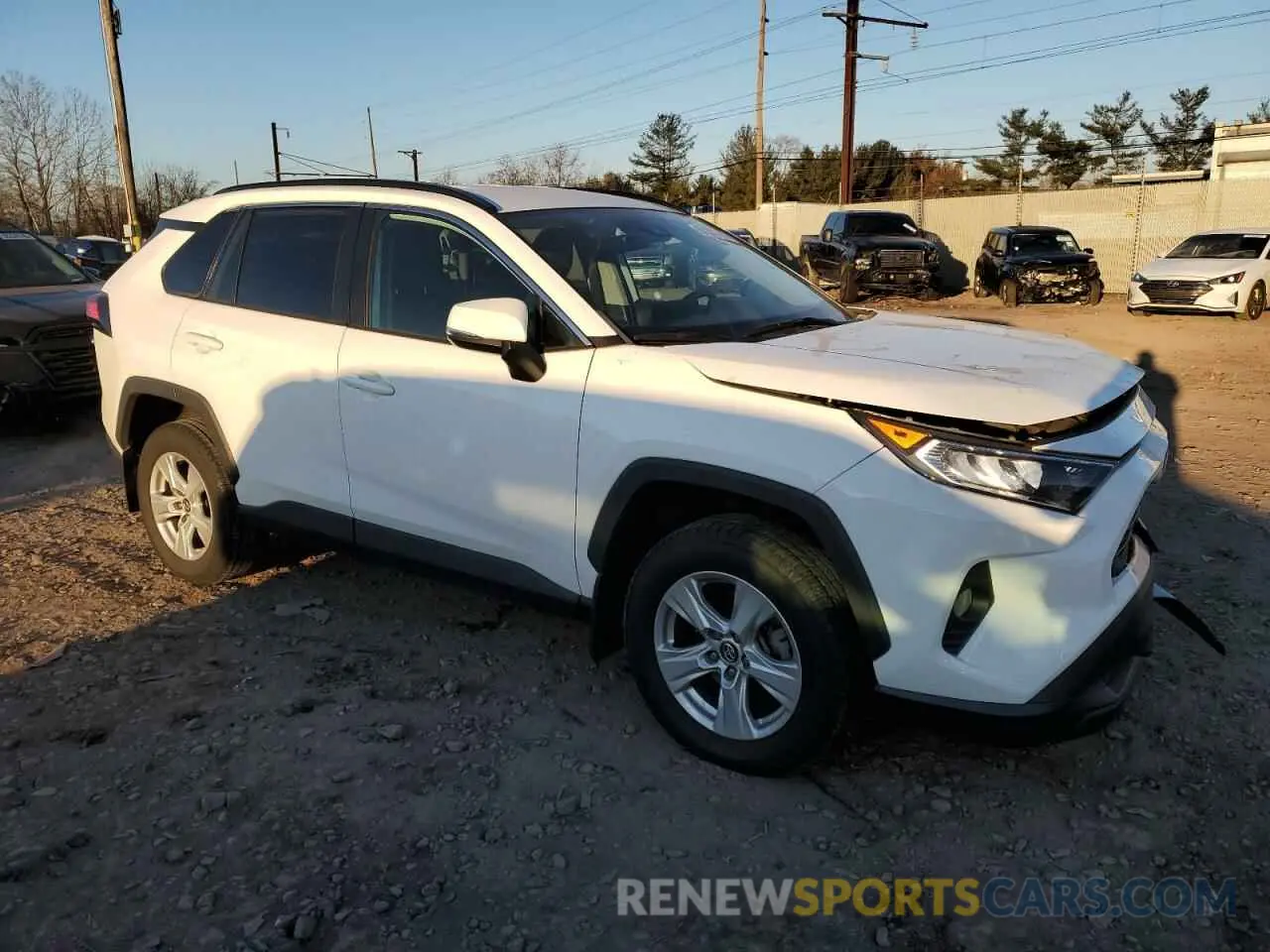 4 fotografías del automóvil dañado 2T3P1RFV2LW095468 TOYOTA RAV4 2020