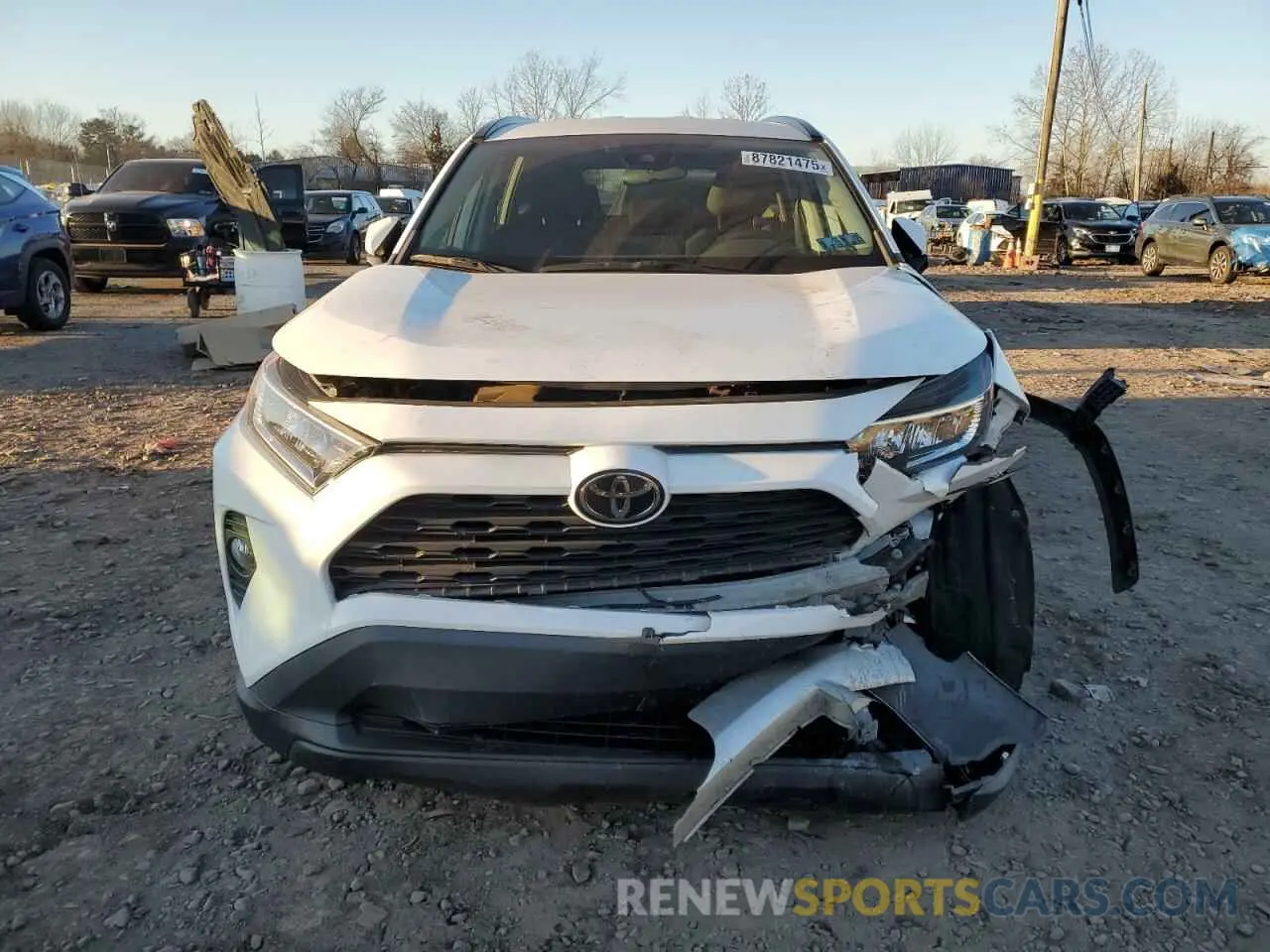 5 fotografías del automóvil dañado 2T3P1RFV2LW095468 TOYOTA RAV4 2020