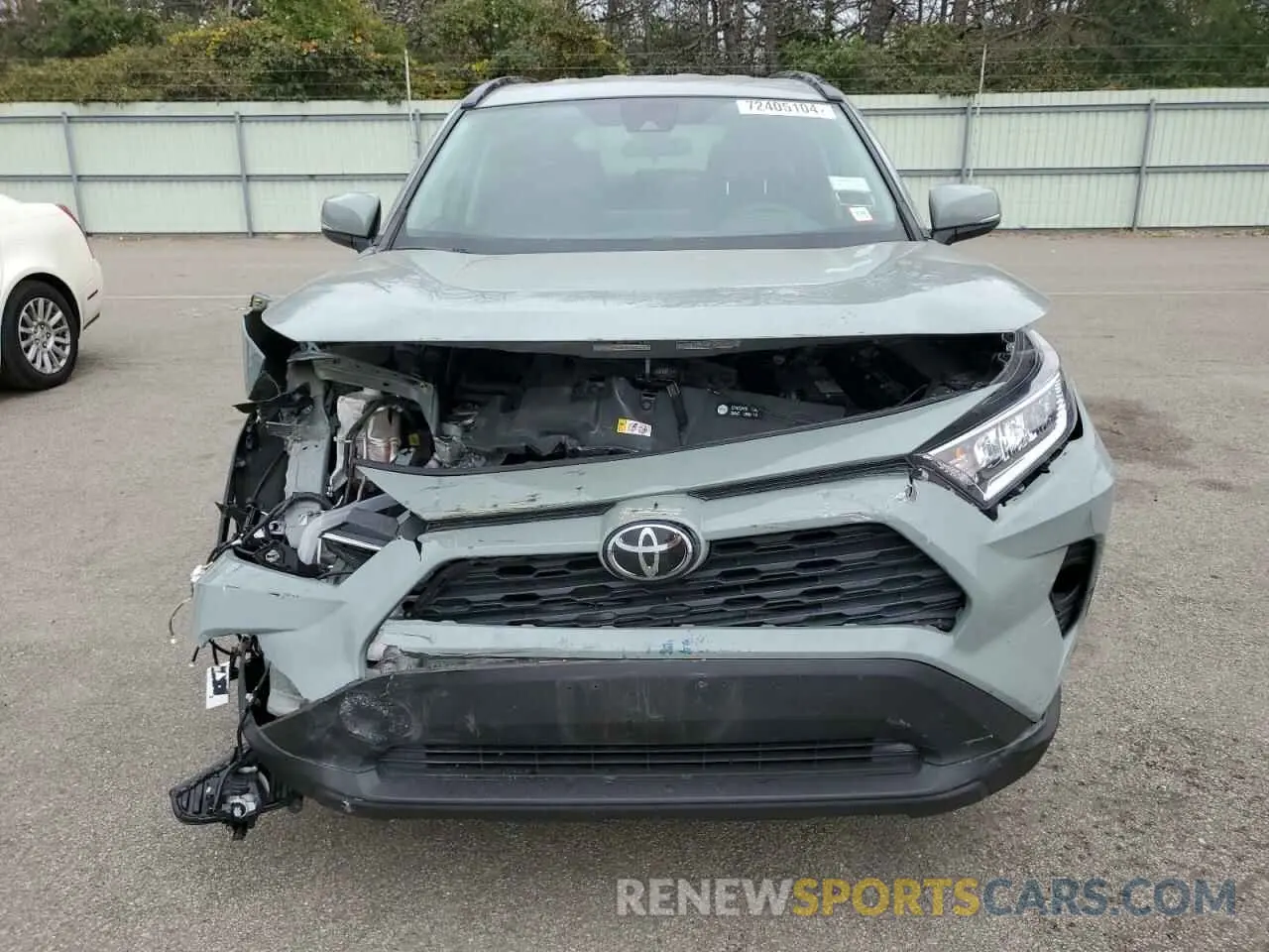 5 fotografías del automóvil dañado 2T3P1RFV2LW100815 TOYOTA RAV4 2020