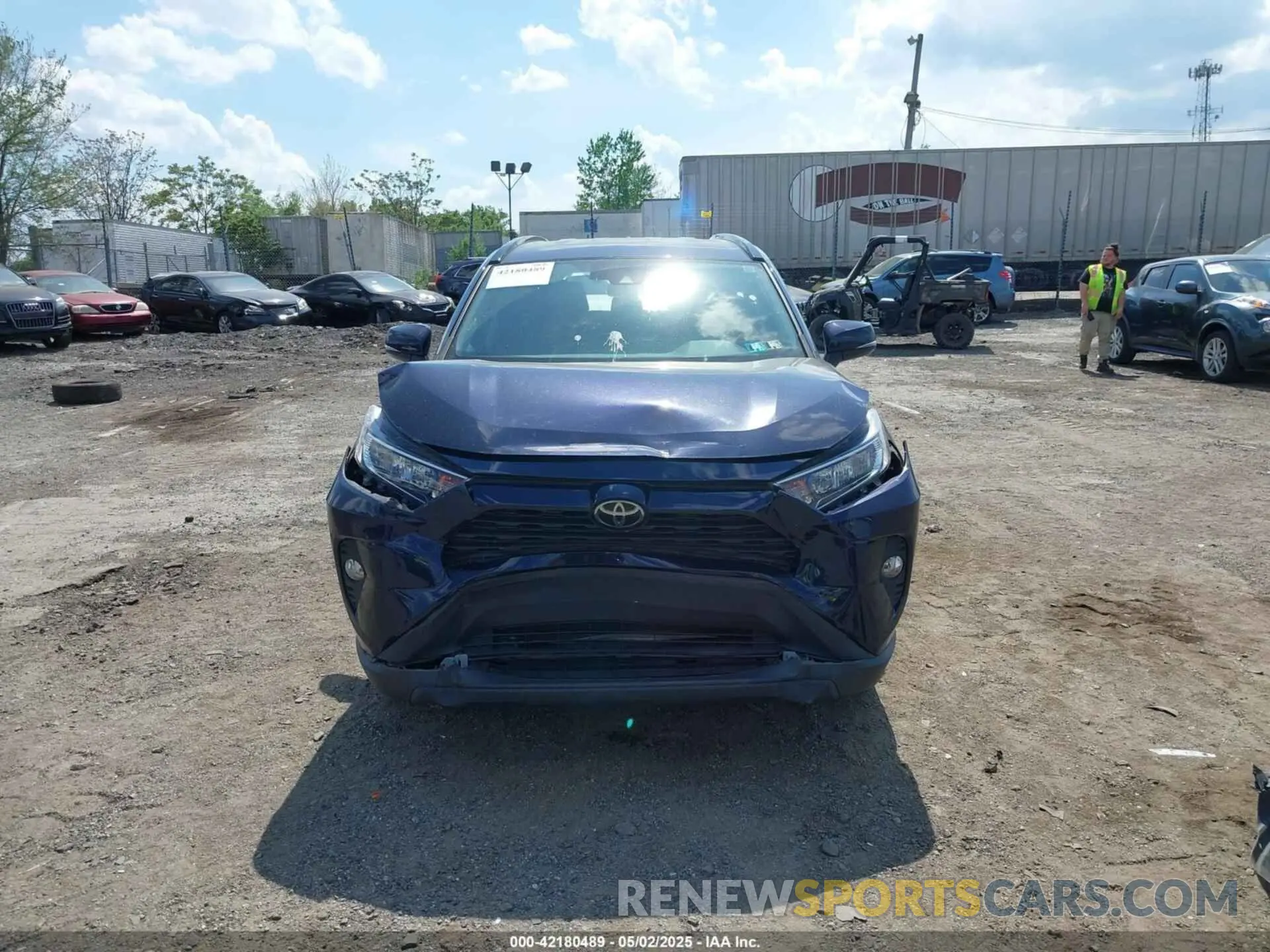 12 fotografías del automóvil dañado 2T3P1RFV2LW103696 TOYOTA RAV4 2020