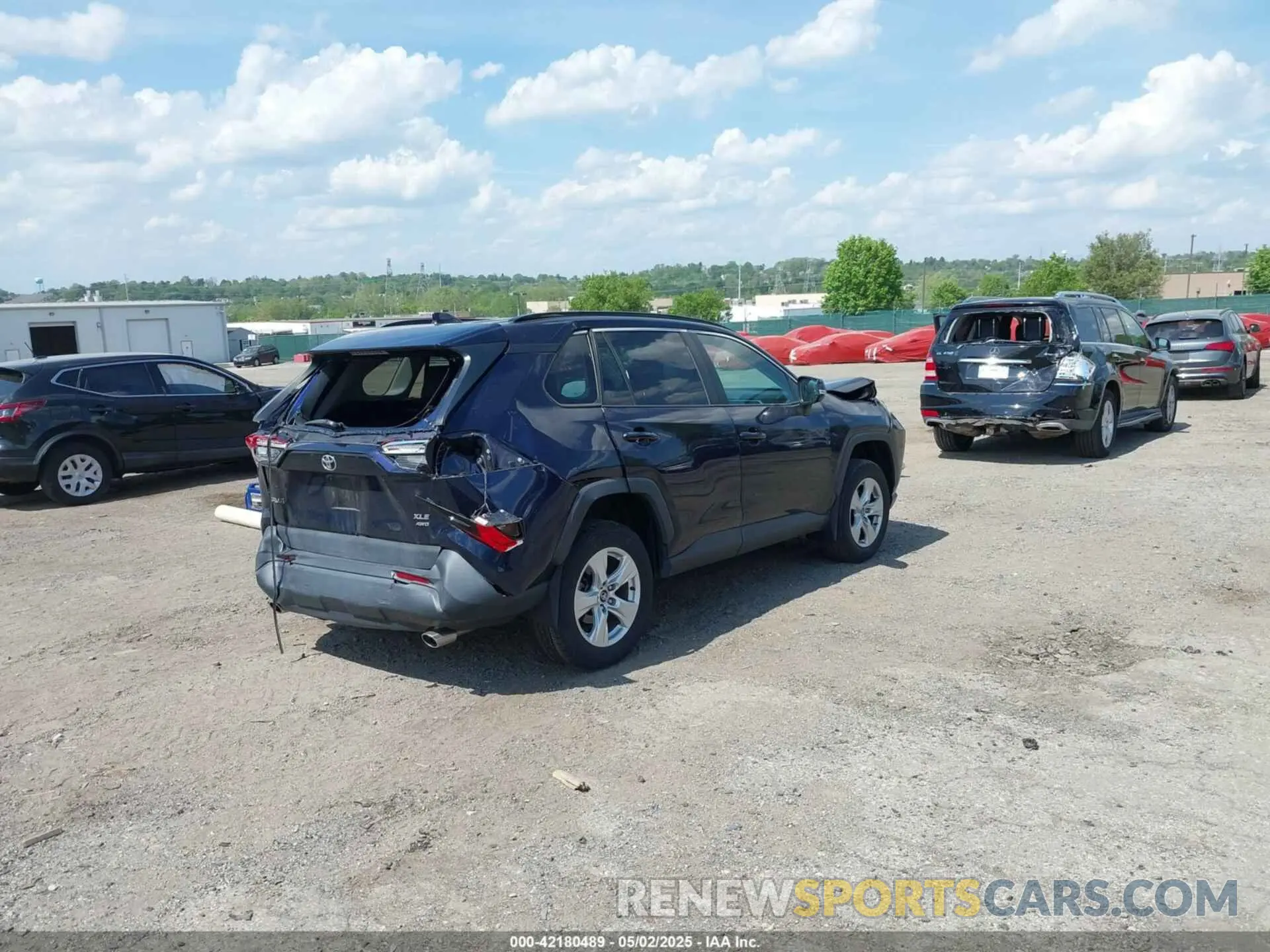 4 fotografías del automóvil dañado 2T3P1RFV2LW103696 TOYOTA RAV4 2020