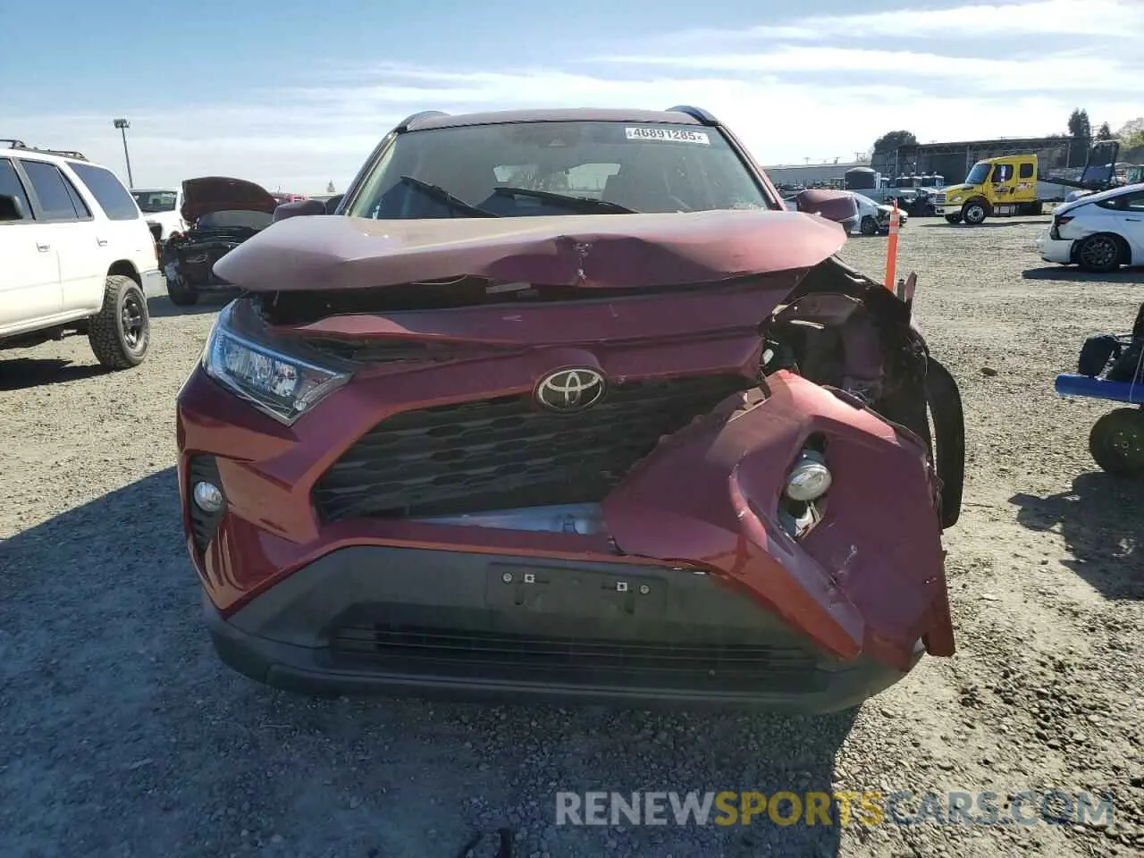 5 fotografías del automóvil dañado 2T3P1RFV2LW123463 TOYOTA RAV4 2020