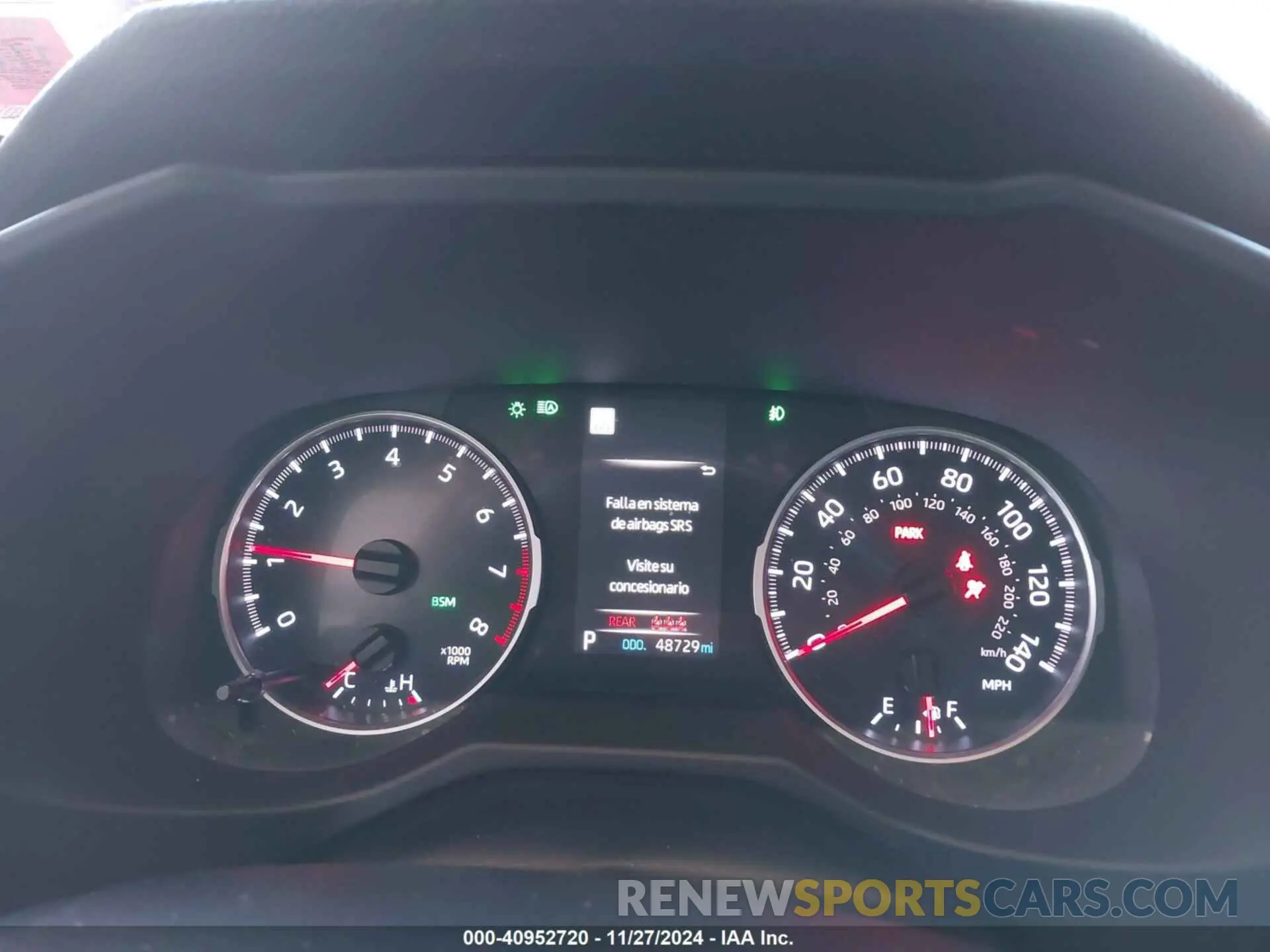 7 fotografías del automóvil dañado 2T3P1RFV2LW133927 TOYOTA RAV4 2020