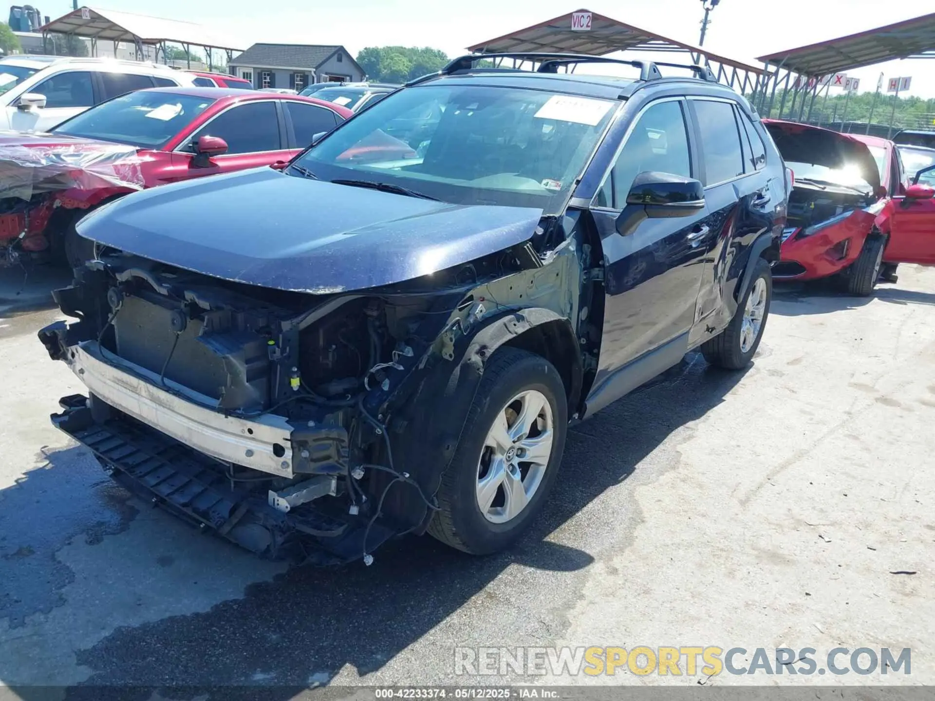 2 fotografías del automóvil dañado 2T3P1RFV3LC067275 TOYOTA RAV4 2020