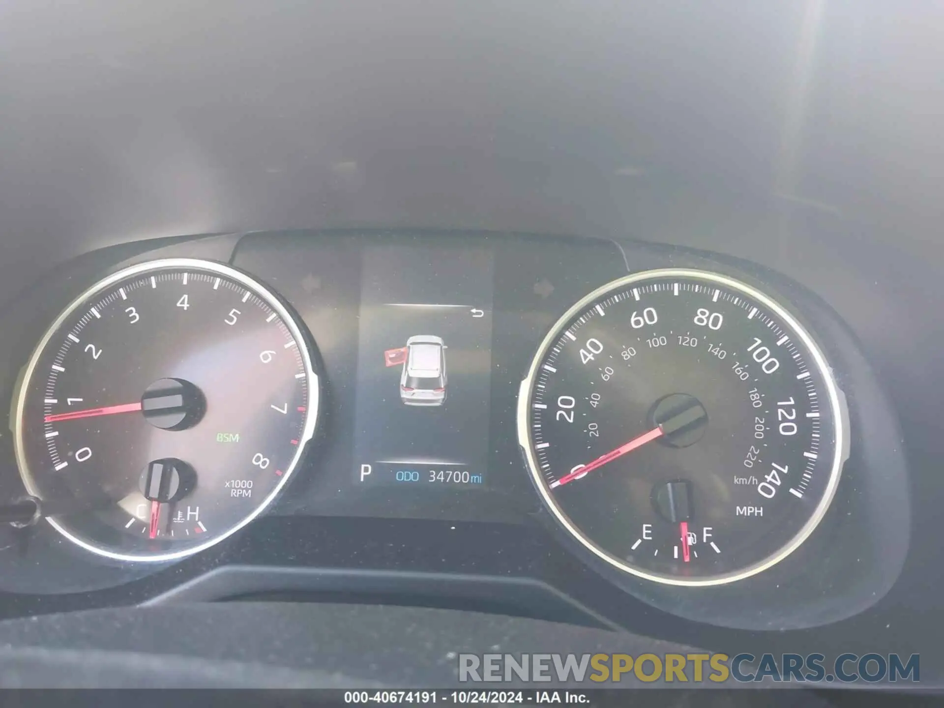 7 fotografías del automóvil dañado 2T3P1RFV3LC083864 TOYOTA RAV4 2020