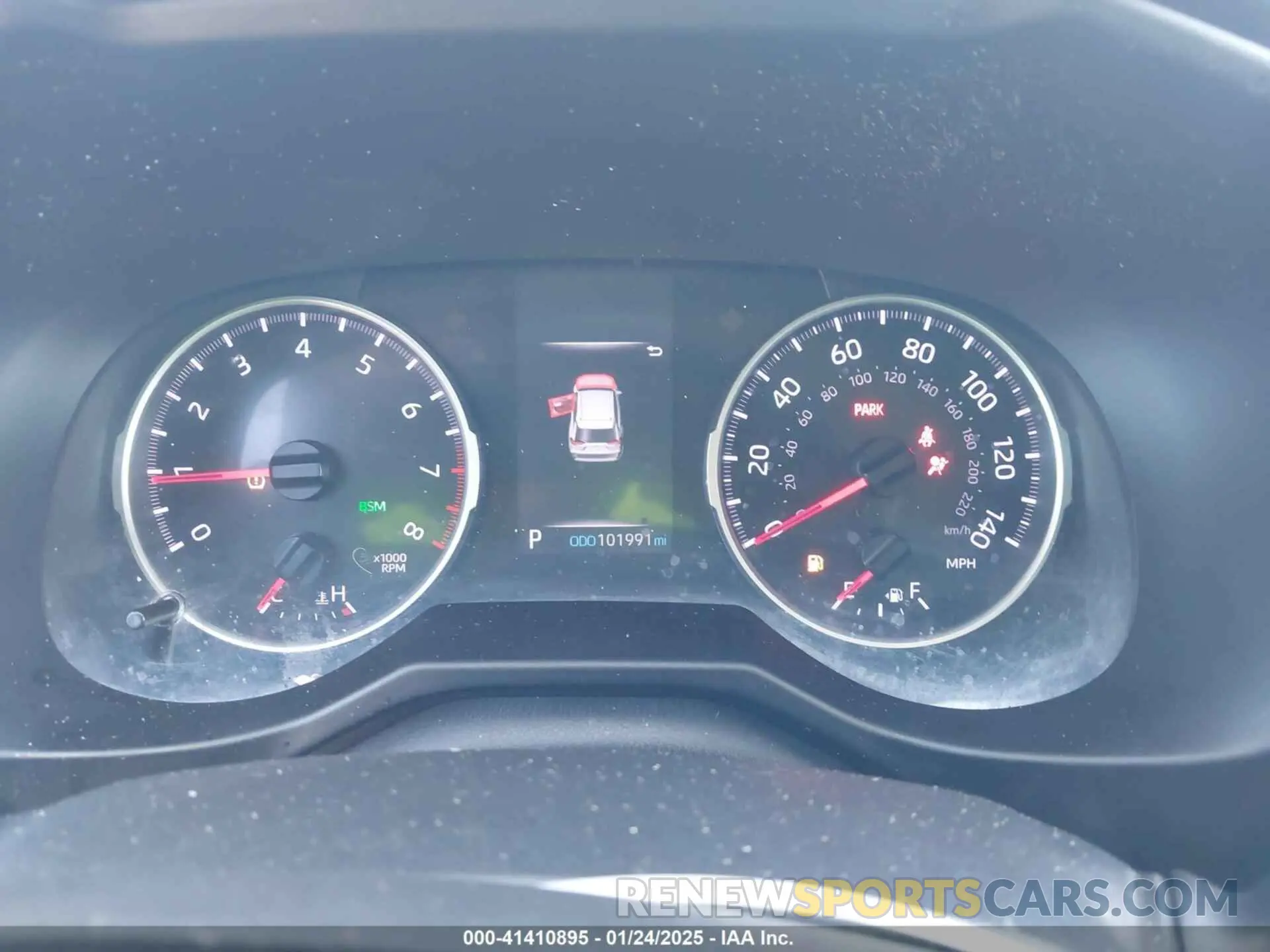 7 fotografías del automóvil dañado 2T3P1RFV3LC099398 TOYOTA RAV4 2020