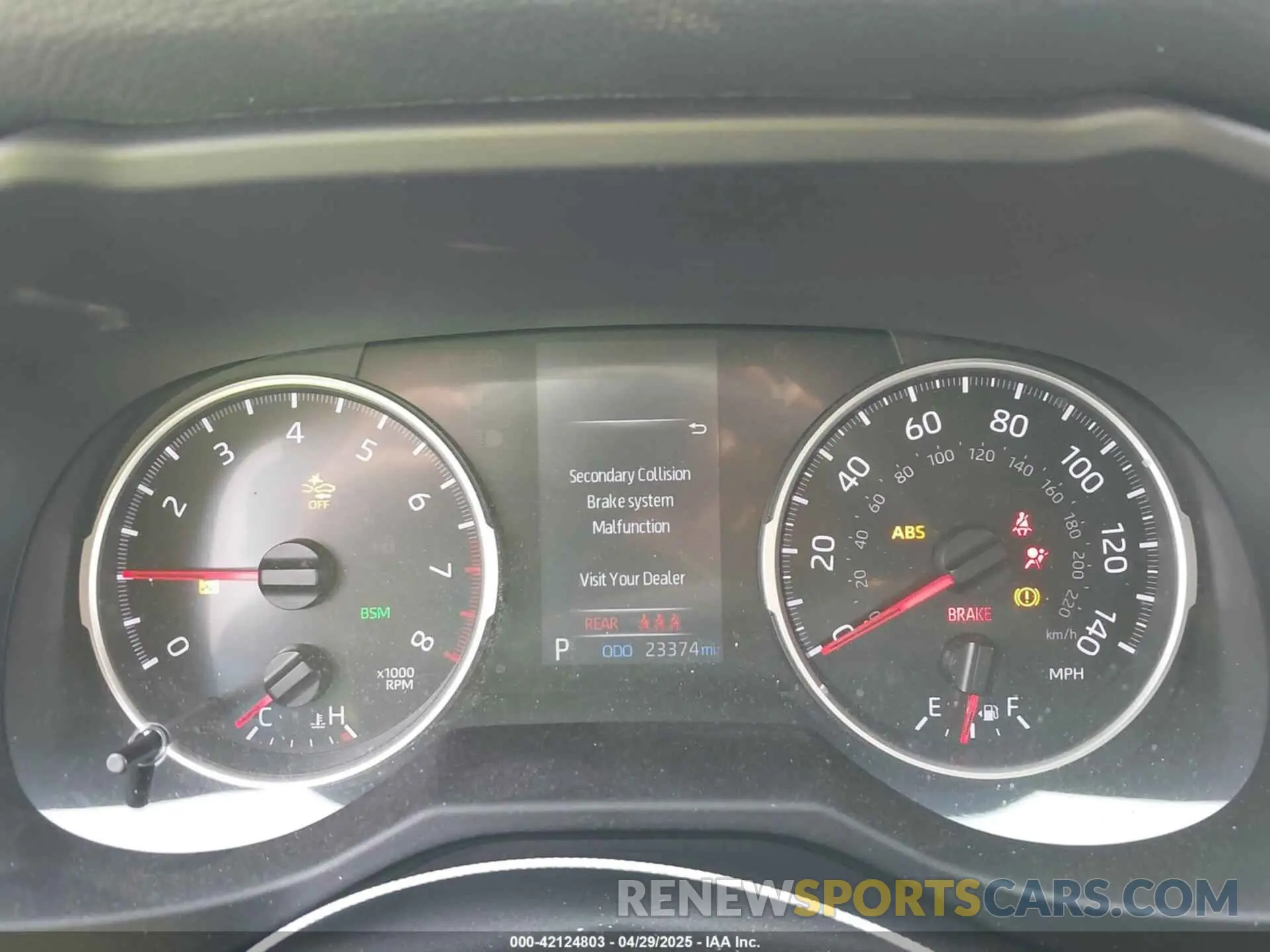 7 fotografías del automóvil dañado 2T3P1RFV3LC121898 TOYOTA RAV4 2020