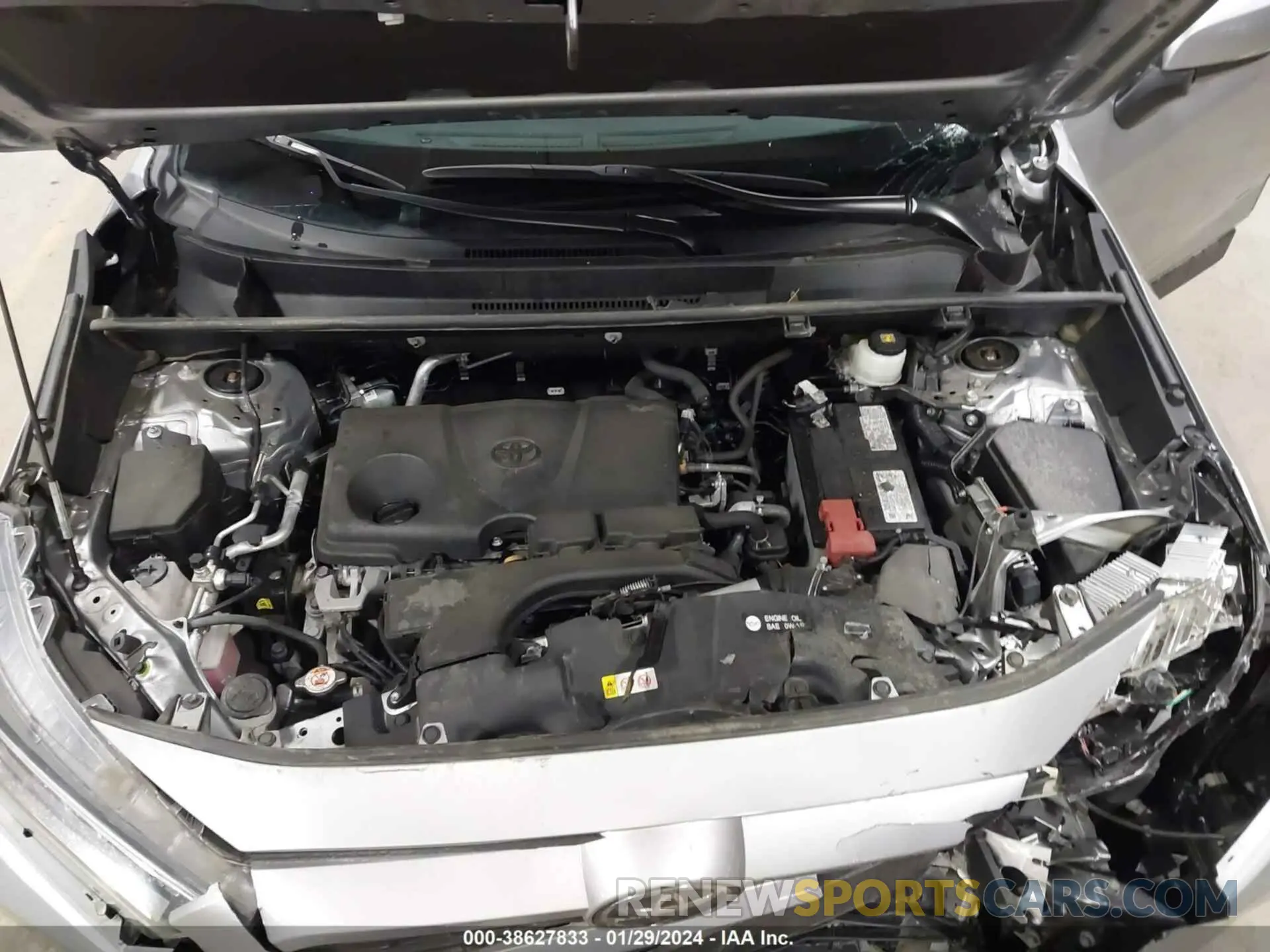 10 fotografías del automóvil dañado 2T3P1RFV3LC131671 TOYOTA RAV4 2020