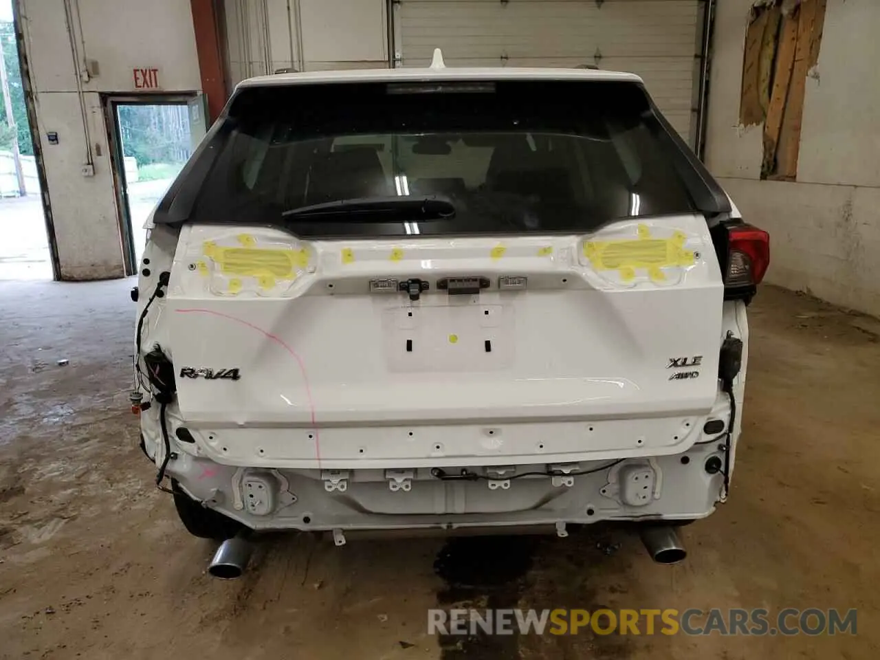 6 fotografías del automóvil dañado 2T3P1RFV3LW094443 TOYOTA RAV4 2020
