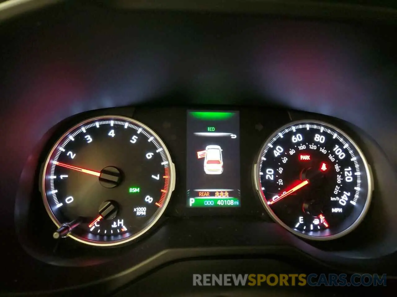 9 fotografías del automóvil dañado 2T3P1RFV3LW094443 TOYOTA RAV4 2020