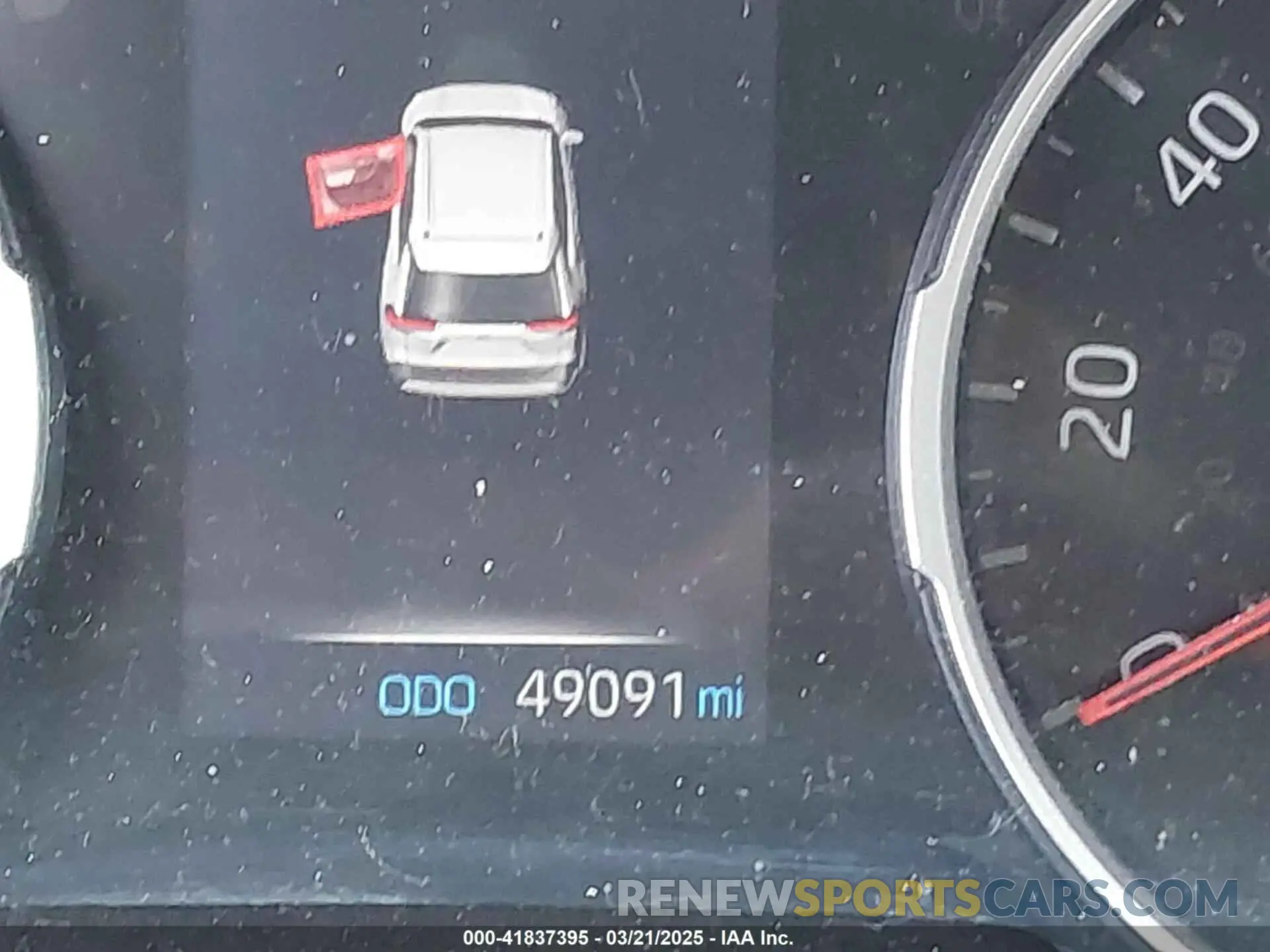 7 fotografías del automóvil dañado 2T3P1RFV3LW112620 TOYOTA RAV4 2020