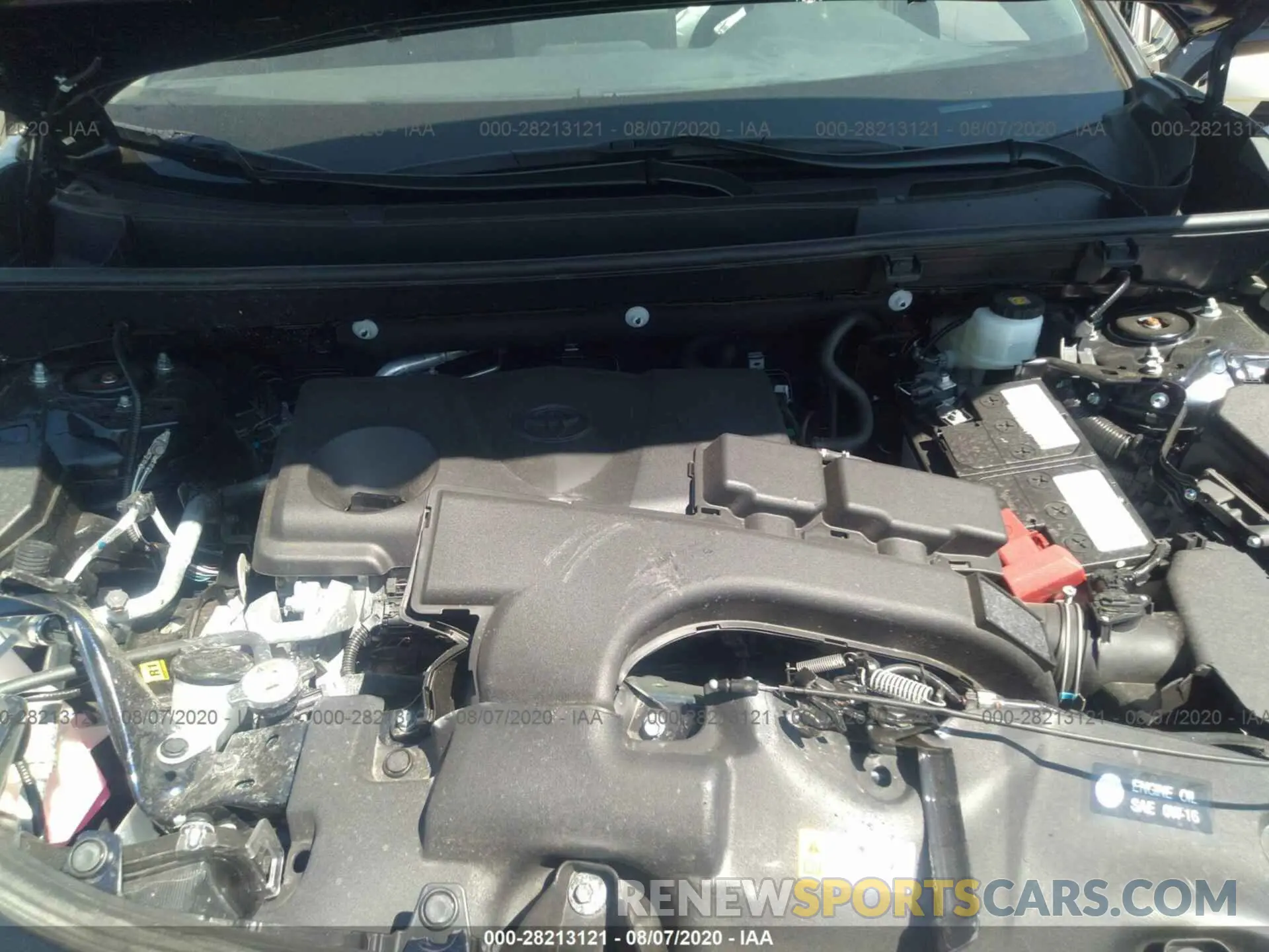 10 fotografías del automóvil dañado 2T3P1RFV4LC088748 TOYOTA RAV4 2020