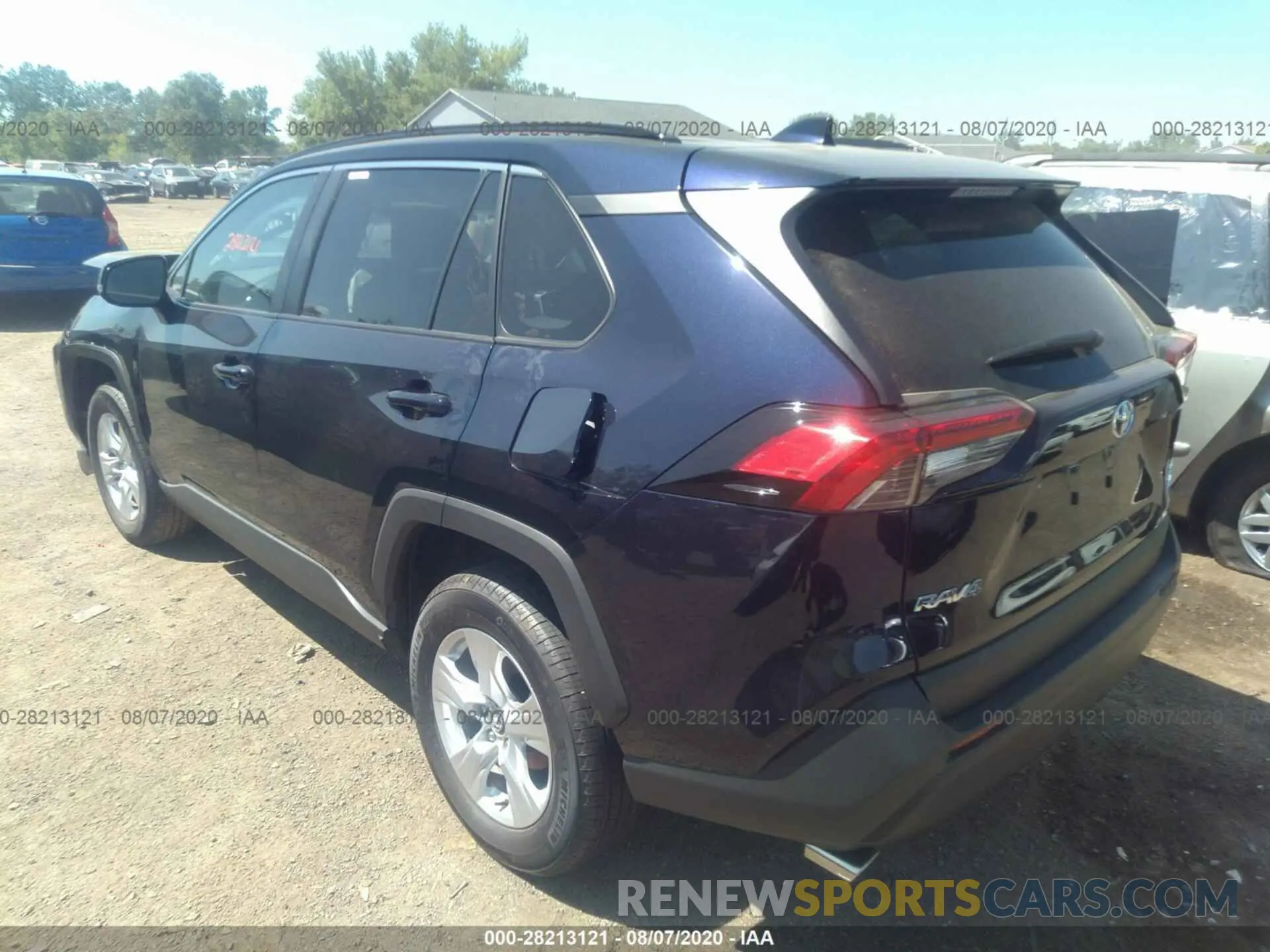3 fotografías del automóvil dañado 2T3P1RFV4LC088748 TOYOTA RAV4 2020