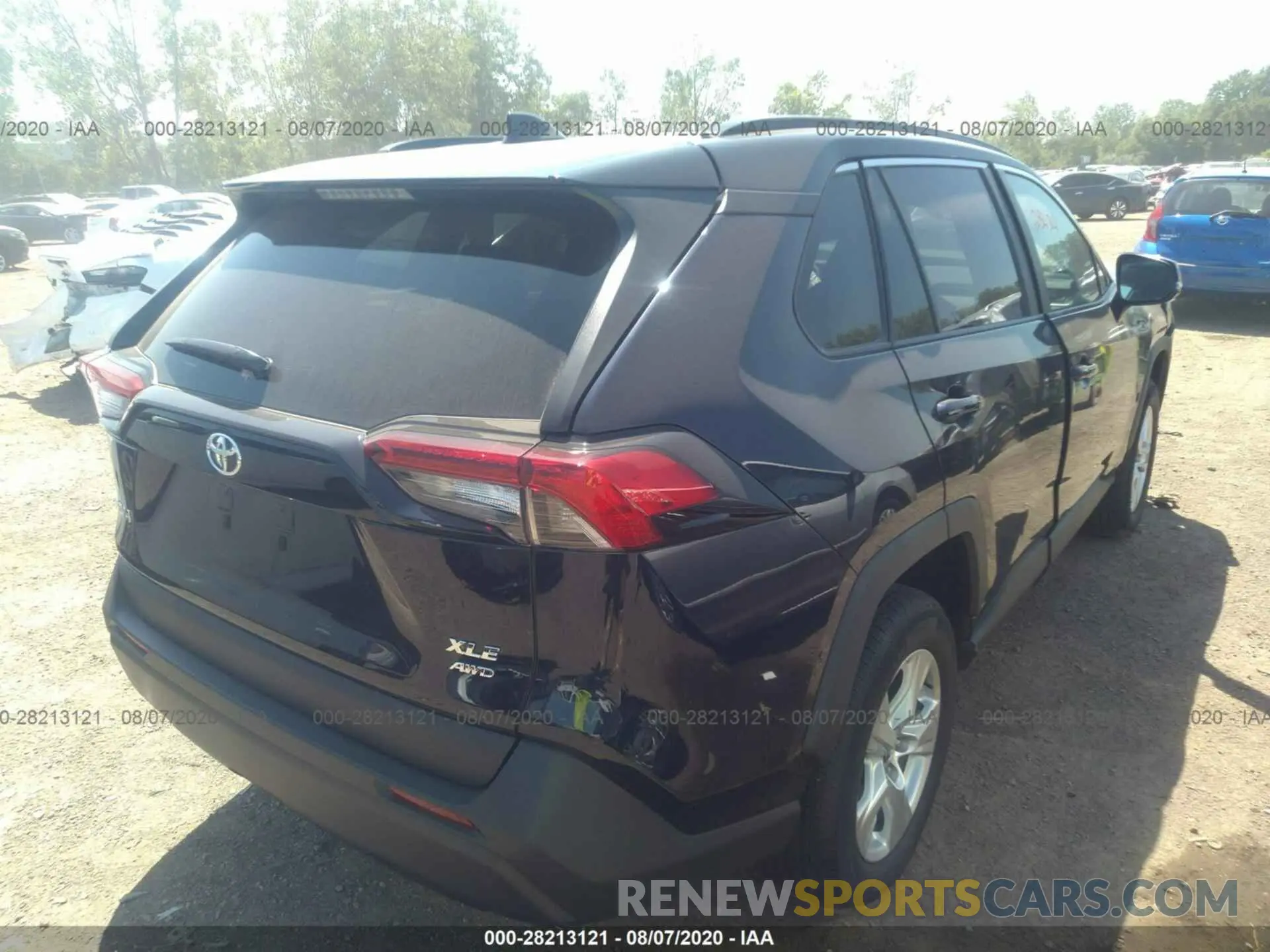 4 fotografías del automóvil dañado 2T3P1RFV4LC088748 TOYOTA RAV4 2020