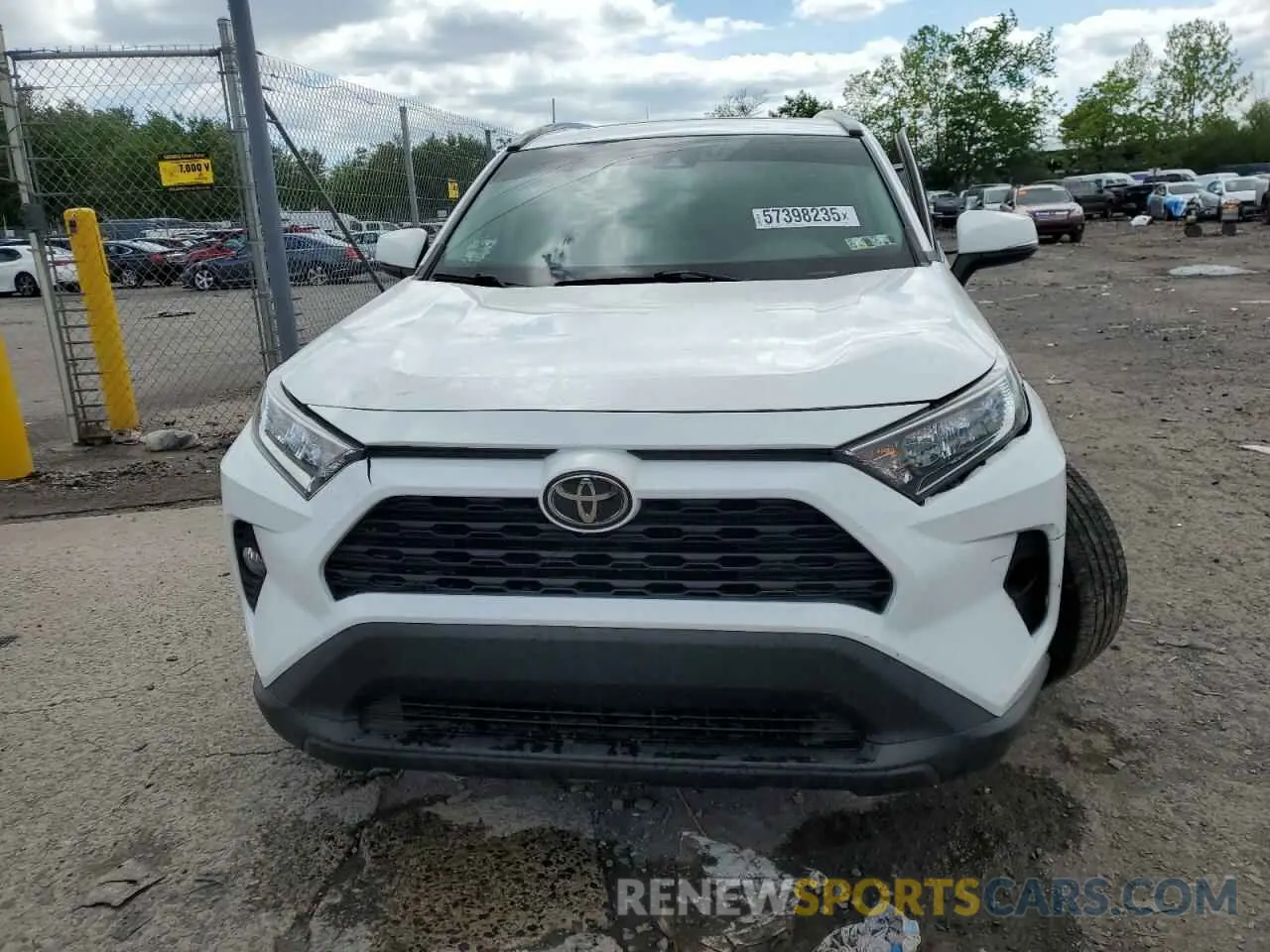 5 fotografías del automóvil dañado 2T3P1RFV4LW130169 TOYOTA RAV4 2020