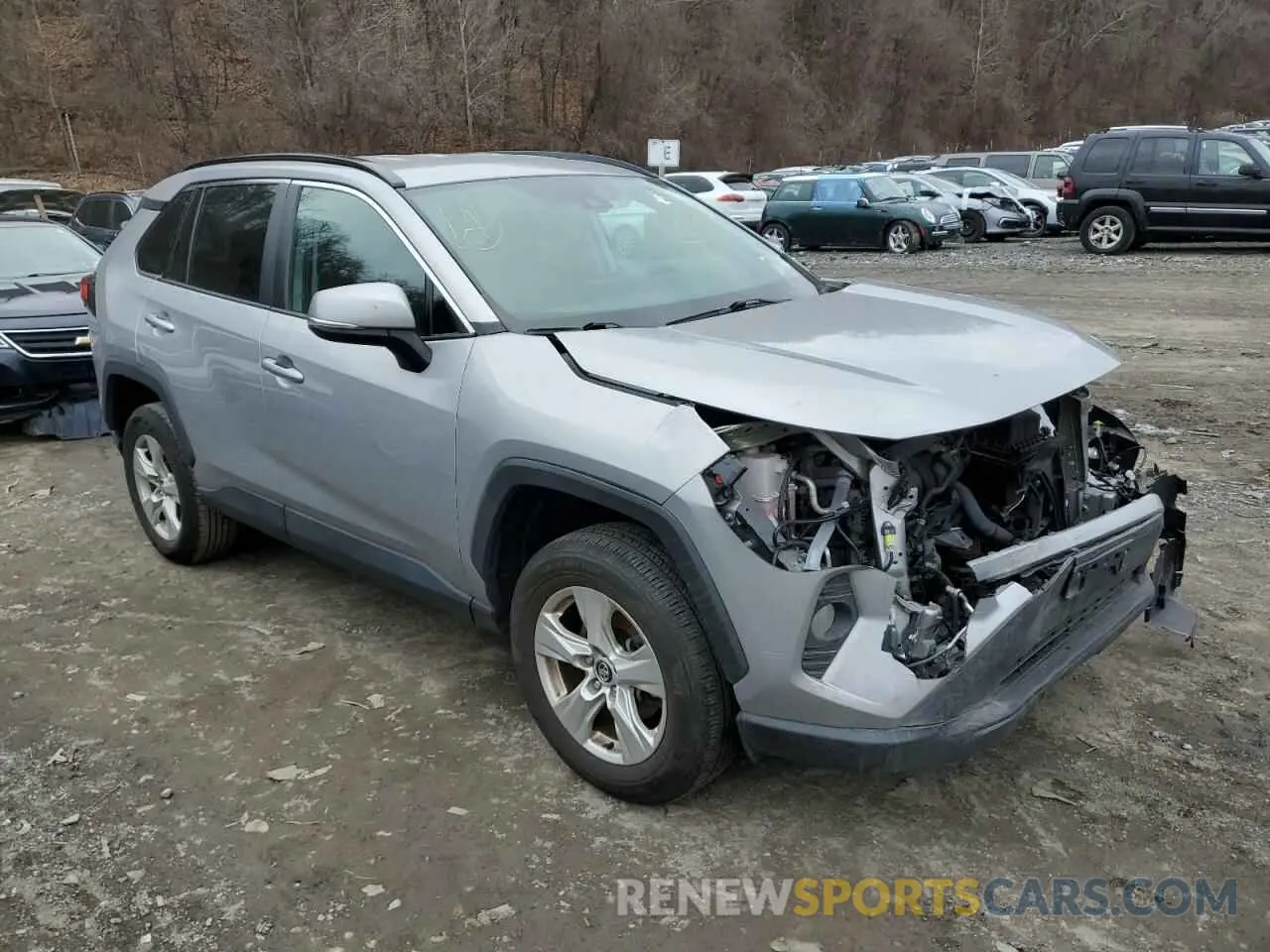 4 fotografías del automóvil dañado 2T3P1RFV4LW136649 TOYOTA RAV4 2020