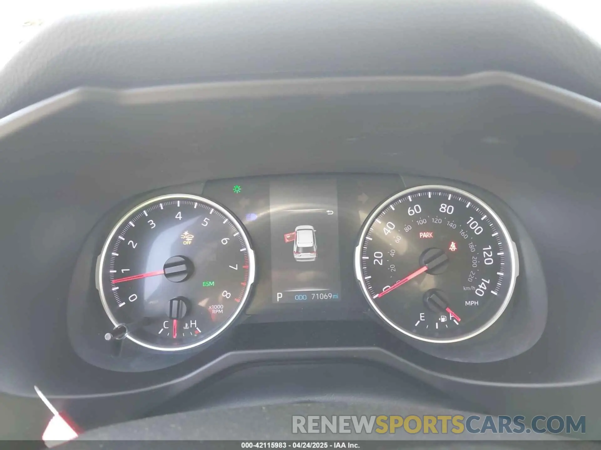 7 fotografías del automóvil dañado 2T3P1RFV5LW117270 TOYOTA RAV4 2020