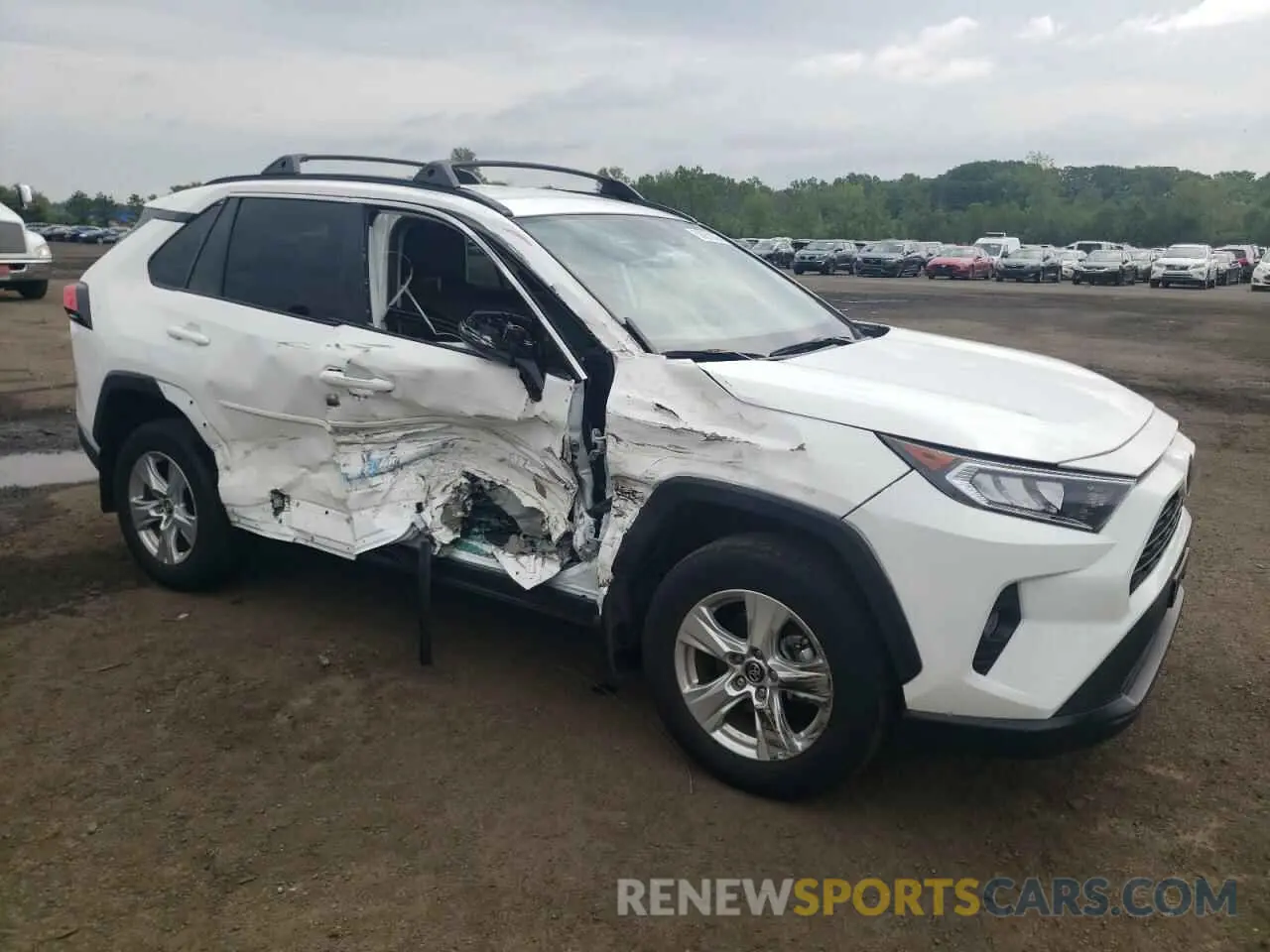 4 fotografías del automóvil dañado 2T3P1RFV5LW130231 TOYOTA RAV4 2020