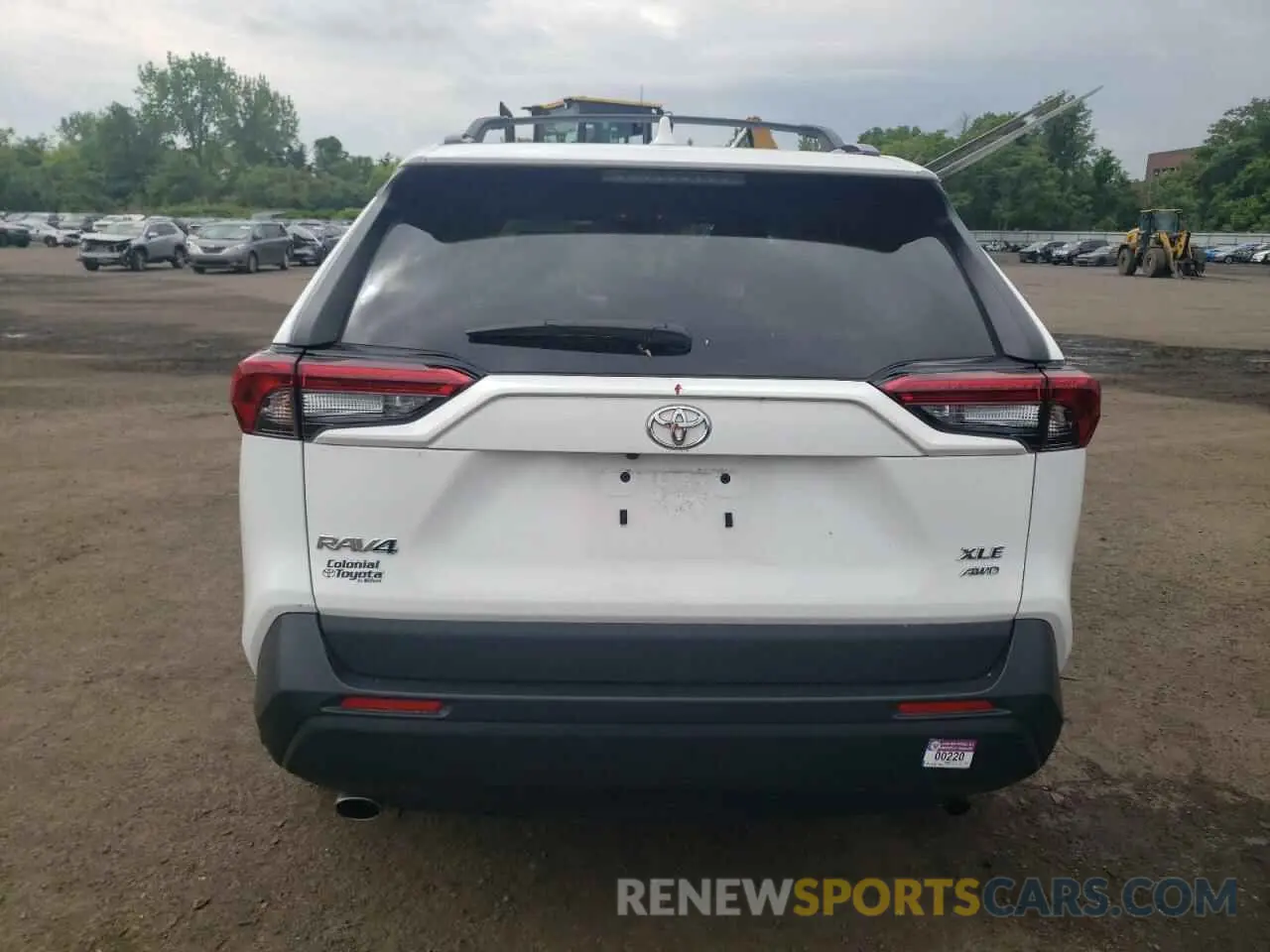 6 fotografías del automóvil dañado 2T3P1RFV5LW130231 TOYOTA RAV4 2020