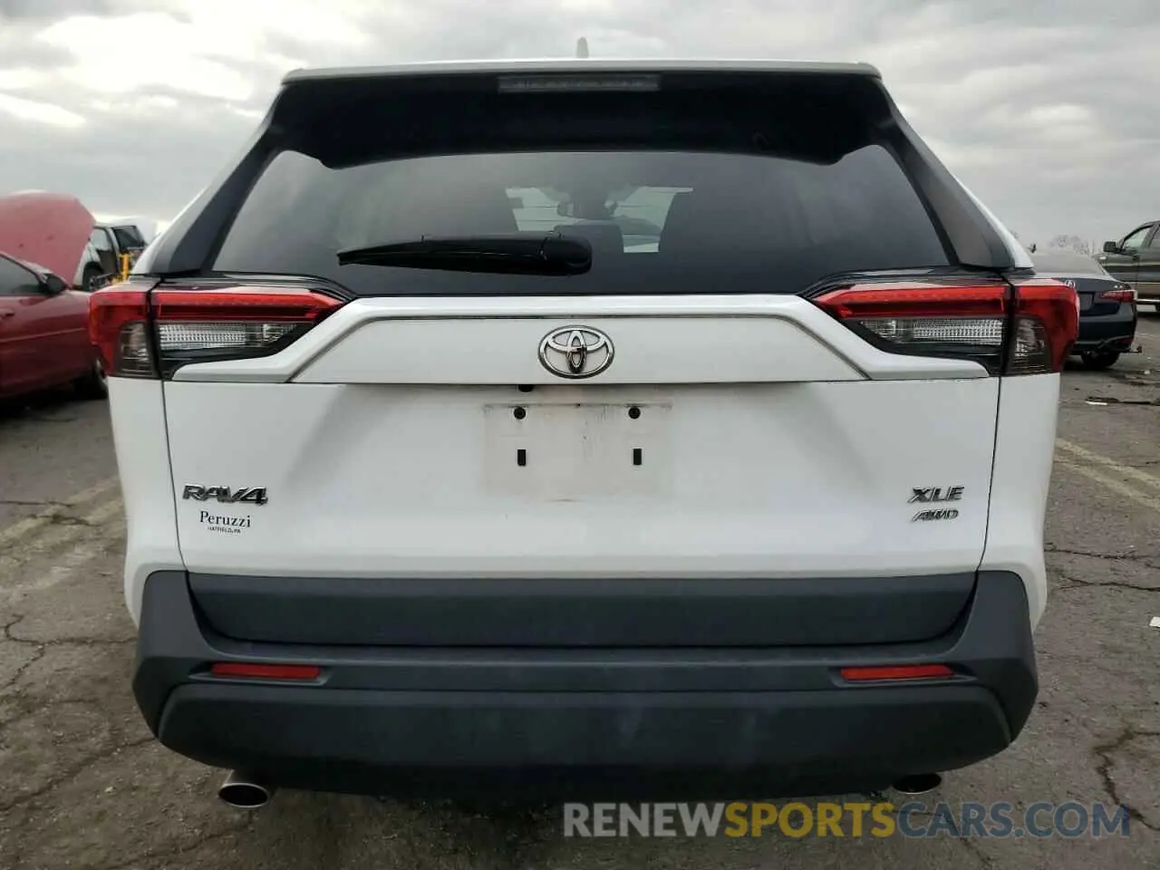 6 fotografías del automóvil dañado 2T3P1RFV6LC084281 TOYOTA RAV4 2020