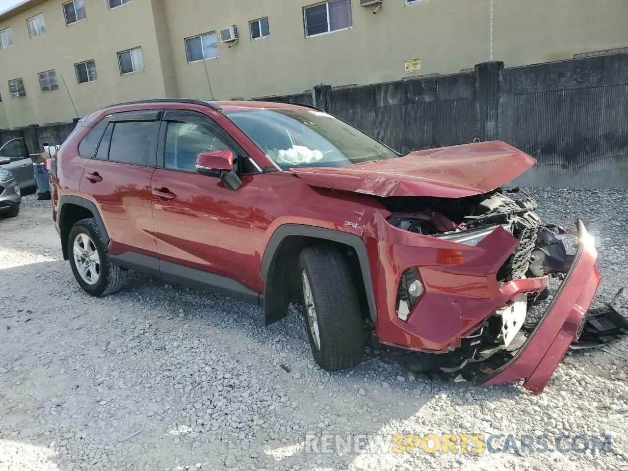 4 fotografías del automóvil dañado 2T3P1RFV6LC130031 TOYOTA RAV4 2020