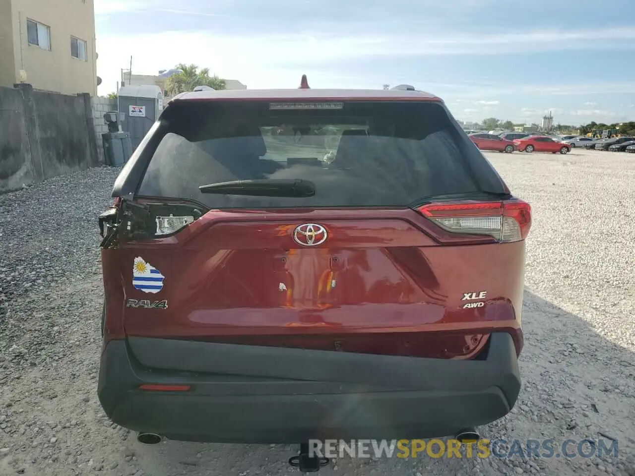 6 fotografías del automóvil dañado 2T3P1RFV6LC130031 TOYOTA RAV4 2020