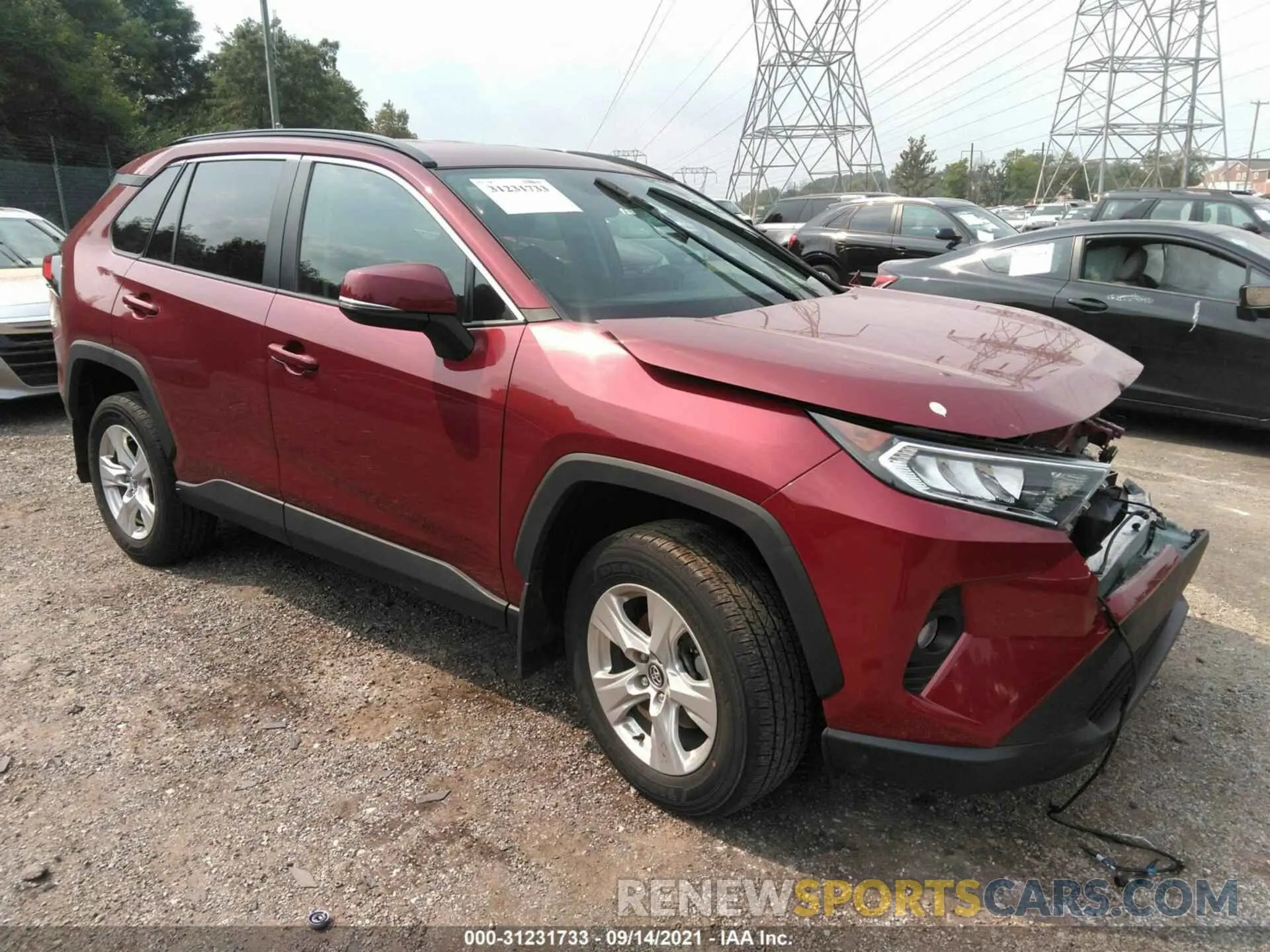 1 fotografías del automóvil dañado 2T3P1RFV6LW088068 TOYOTA RAV4 2020
