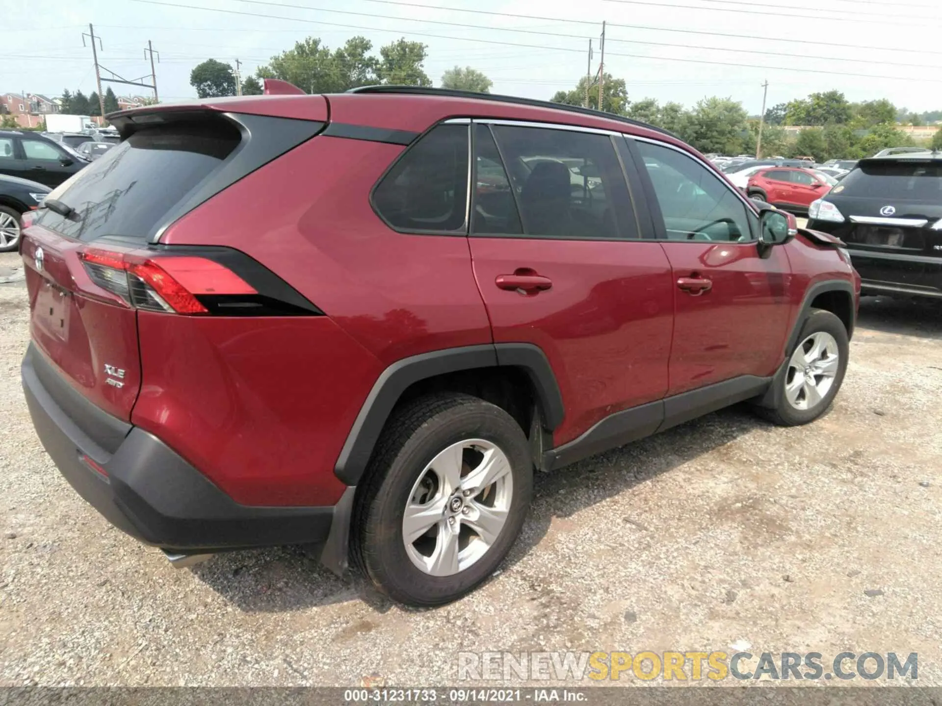 4 fotografías del automóvil dañado 2T3P1RFV6LW088068 TOYOTA RAV4 2020