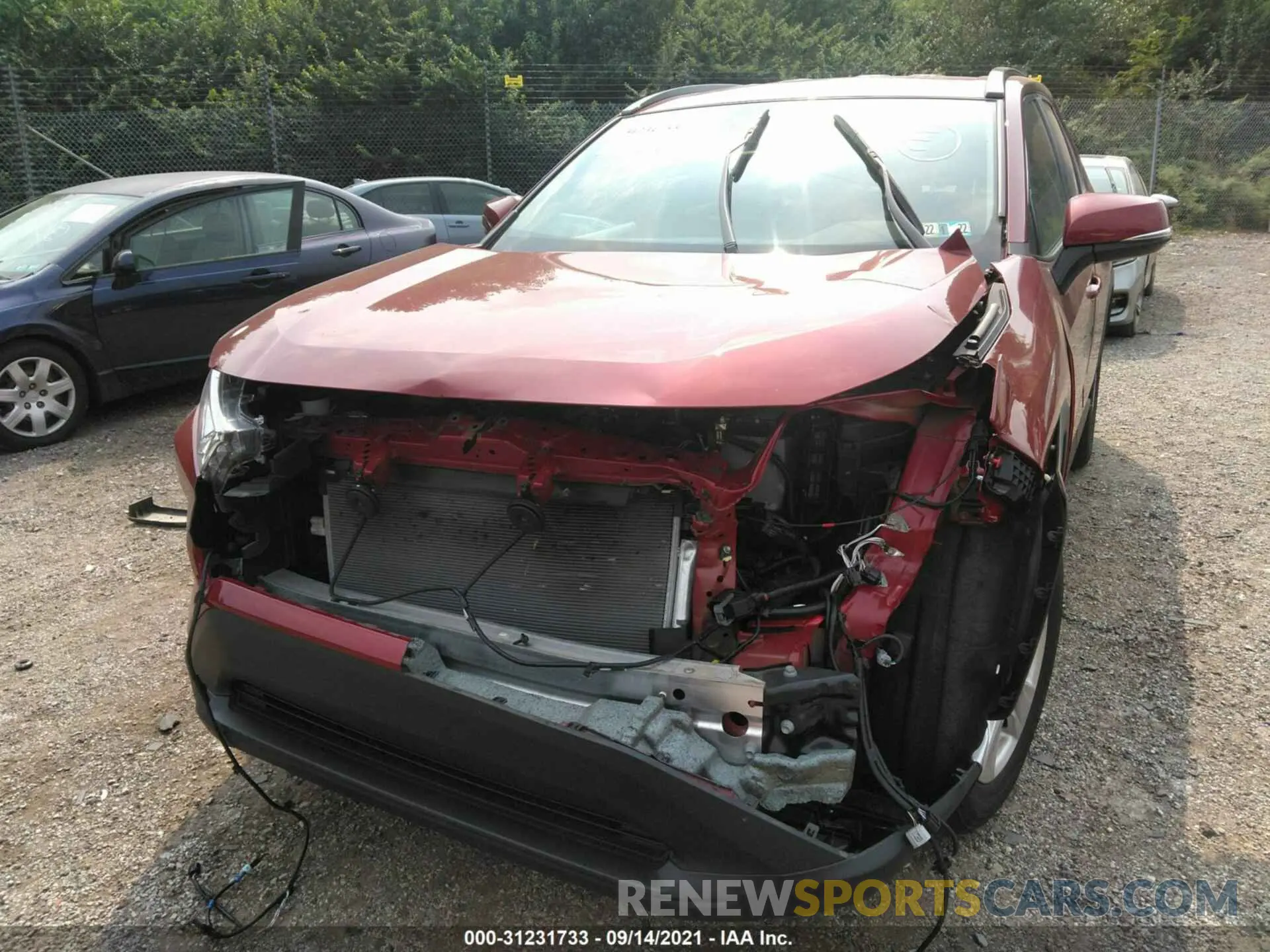 6 fotografías del automóvil dañado 2T3P1RFV6LW088068 TOYOTA RAV4 2020
