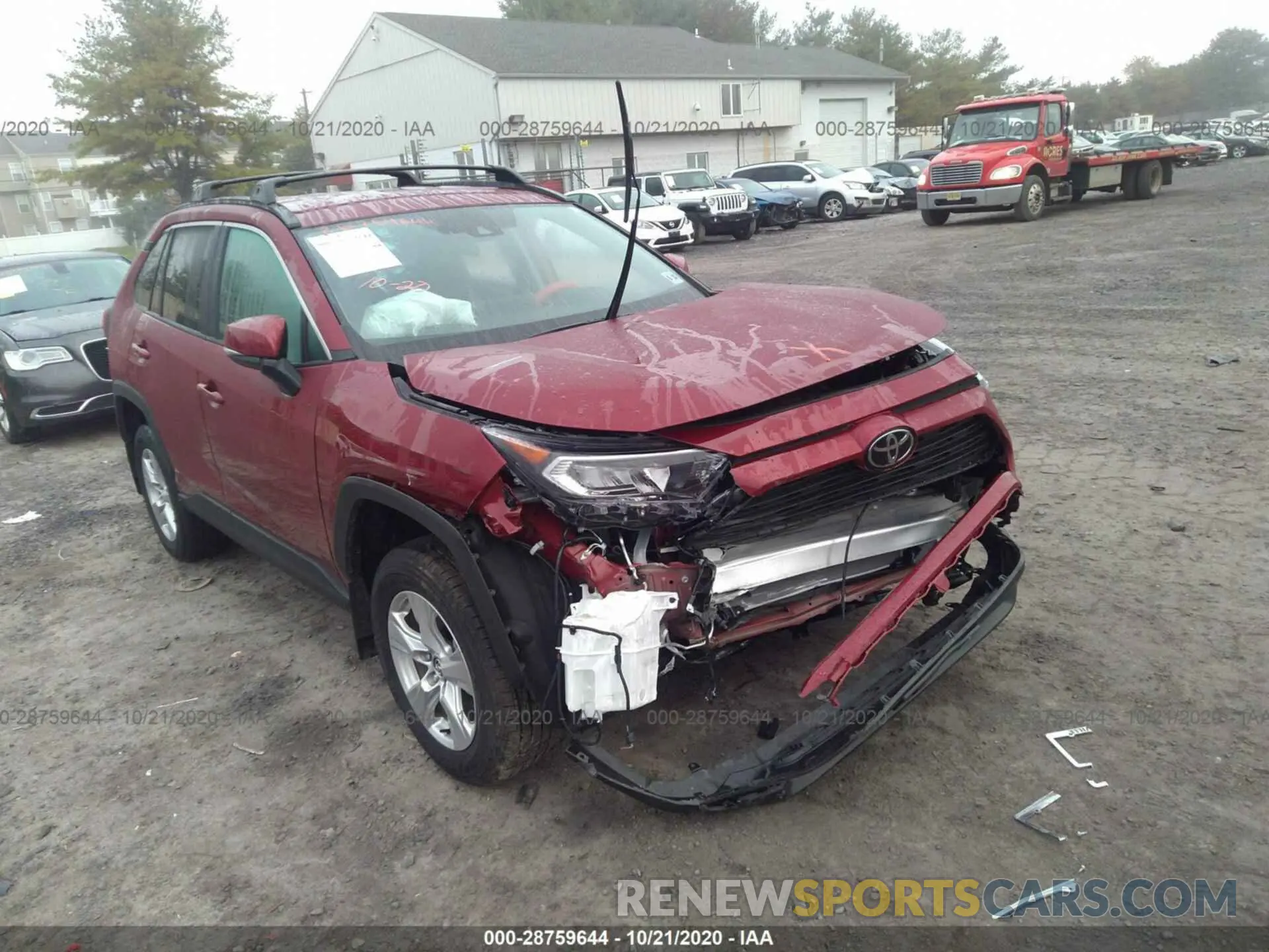 1 fotografías del automóvil dañado 2T3P1RFV6LW094307 TOYOTA RAV4 2020