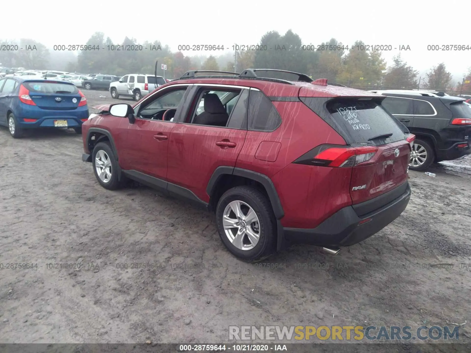 3 fotografías del automóvil dañado 2T3P1RFV6LW094307 TOYOTA RAV4 2020