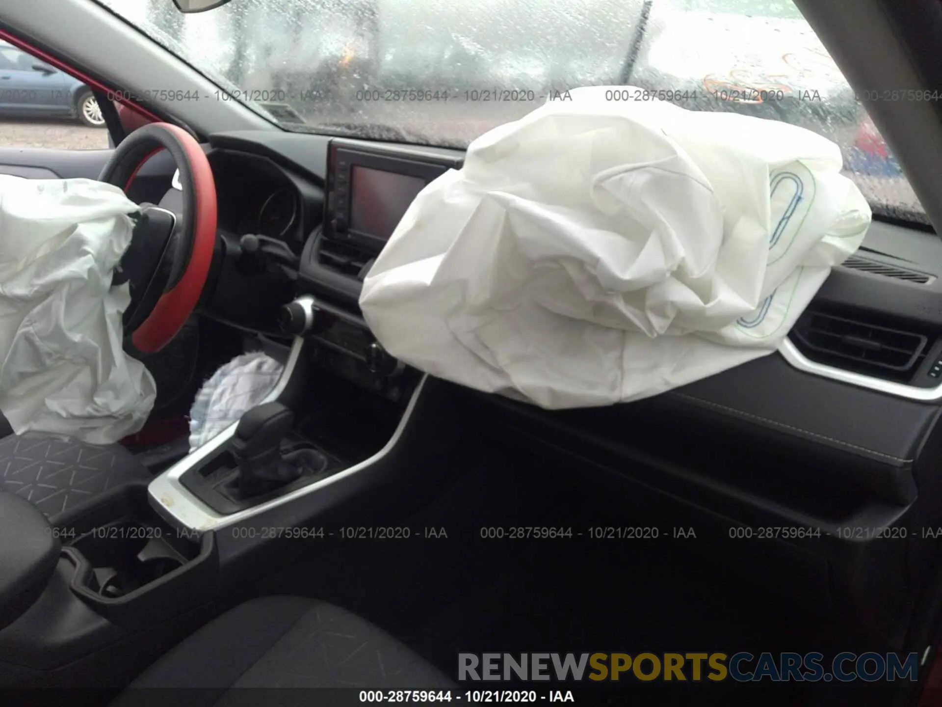 5 fotografías del automóvil dañado 2T3P1RFV6LW094307 TOYOTA RAV4 2020