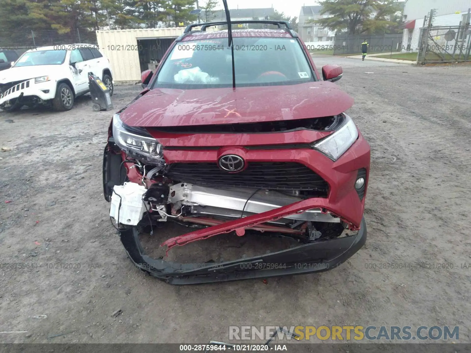 6 fotografías del automóvil dañado 2T3P1RFV6LW094307 TOYOTA RAV4 2020