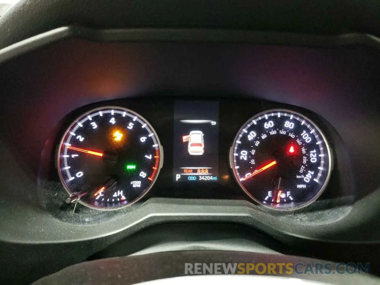 9 fotografías del automóvil dañado 2T3P1RFV6LW107234 TOYOTA RAV4 2020