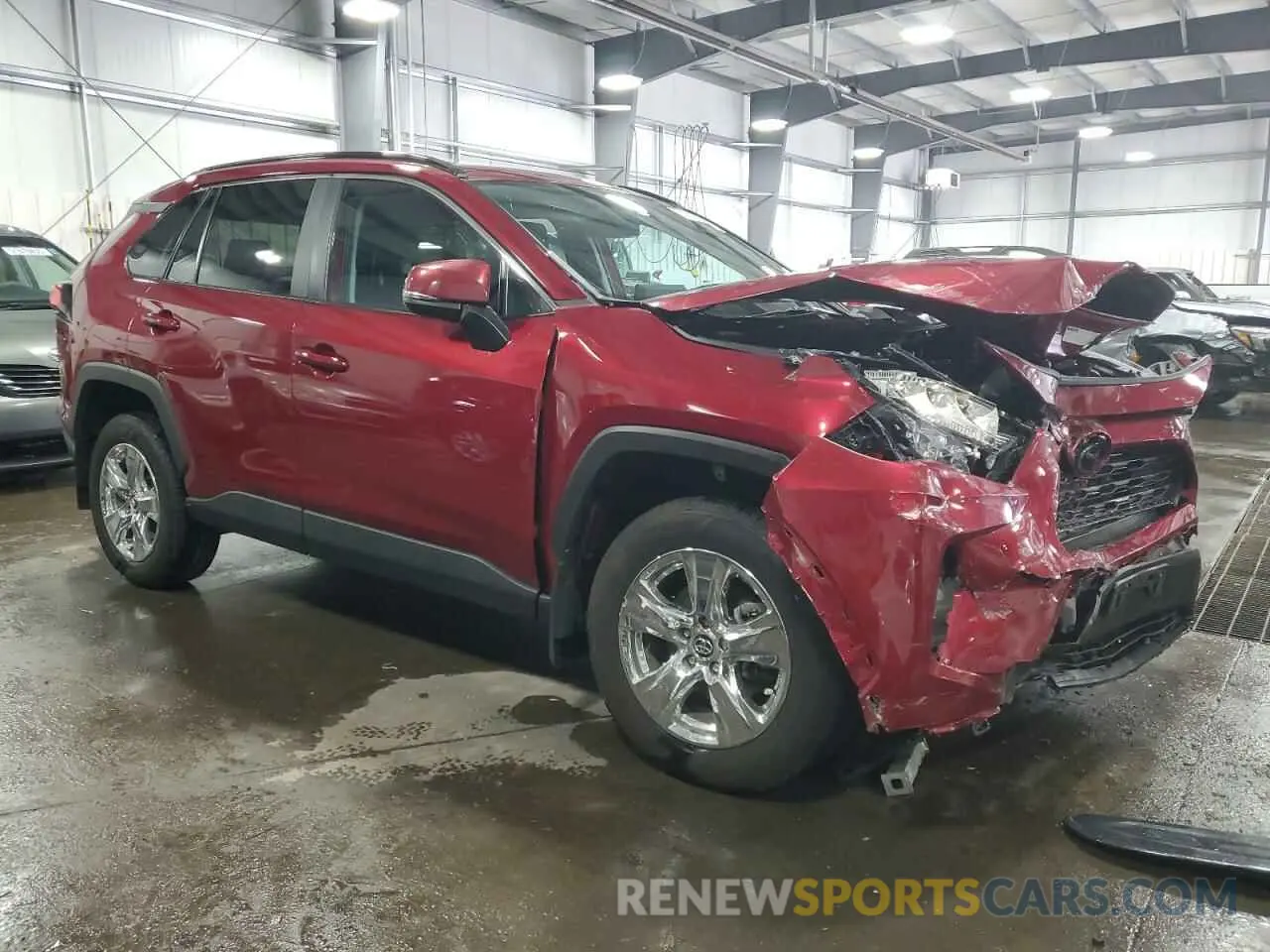 4 fotografías del automóvil dañado 2T3P1RFV7LW110630 TOYOTA RAV4 2020