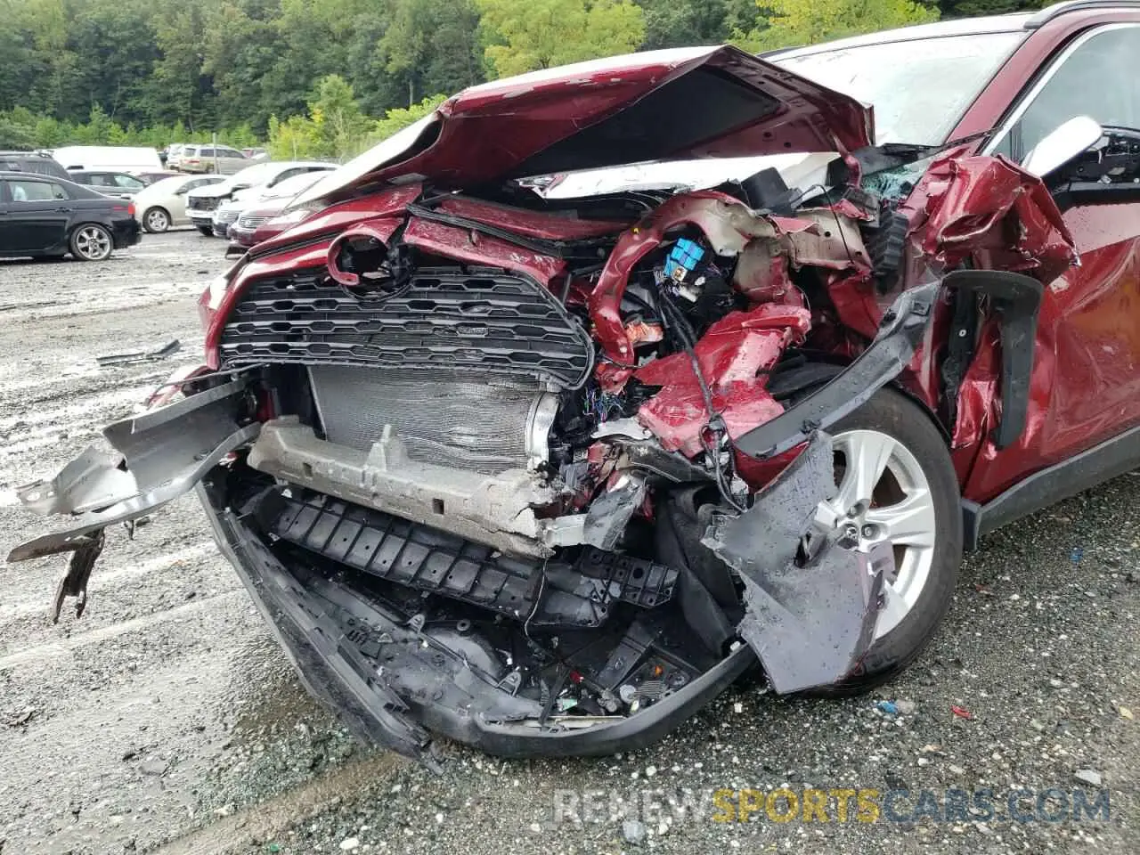 9 fotografías del automóvil dañado 2T3P1RFV7LW122518 TOYOTA RAV4 2020