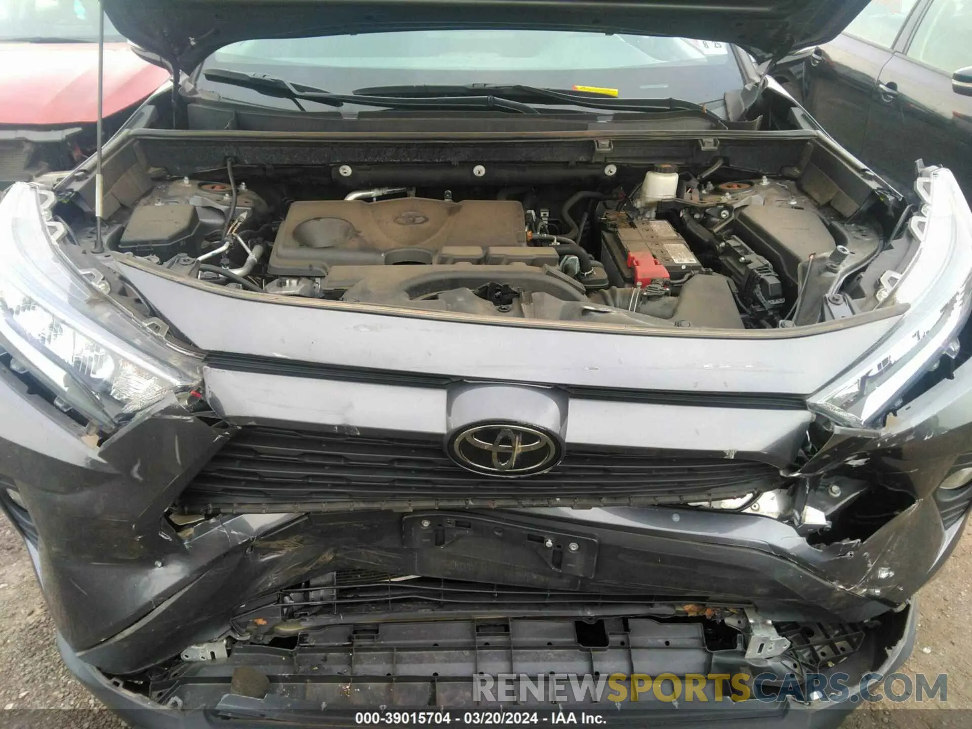 10 fotografías del automóvil dañado 2T3P1RFV7LW129727 TOYOTA RAV4 2020