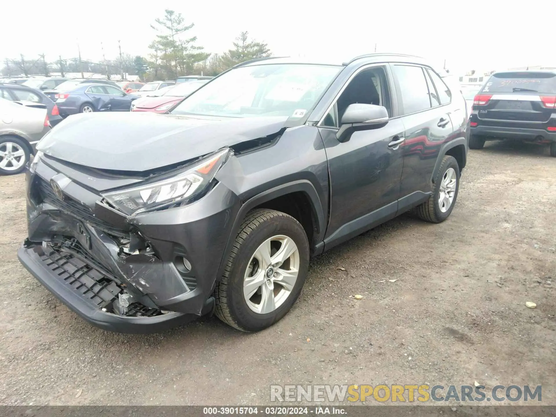 2 fotografías del automóvil dañado 2T3P1RFV7LW129727 TOYOTA RAV4 2020
