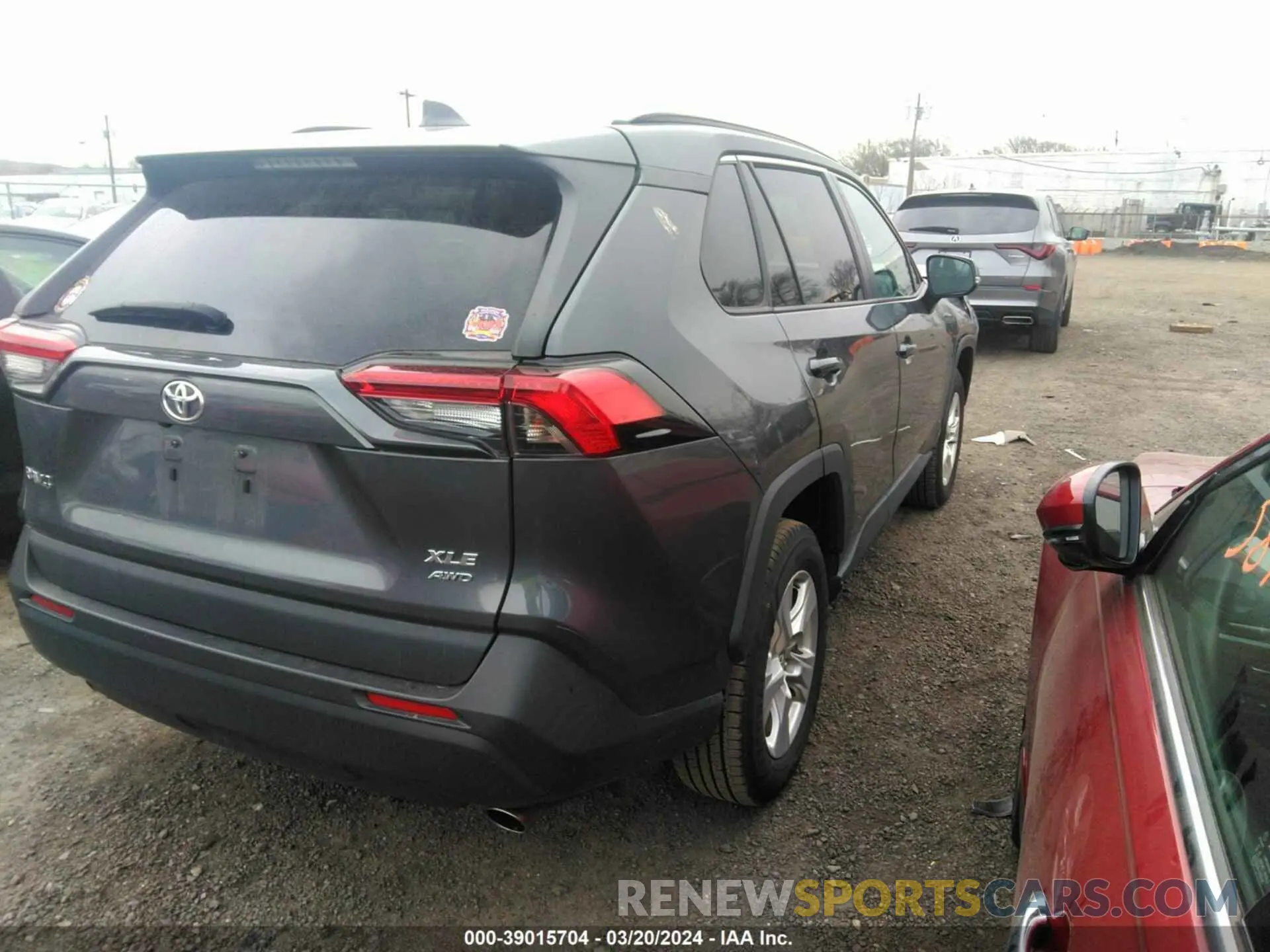 4 fotografías del automóvil dañado 2T3P1RFV7LW129727 TOYOTA RAV4 2020