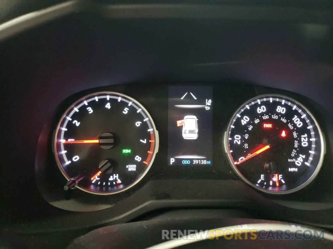 9 fotografías del automóvil dañado 2T3P1RFV7LW132840 TOYOTA RAV4 2020