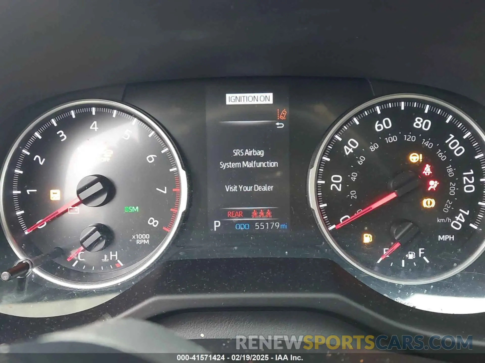 7 fotografías del automóvil dañado 2T3P1RFV7LW138329 TOYOTA RAV4 2020